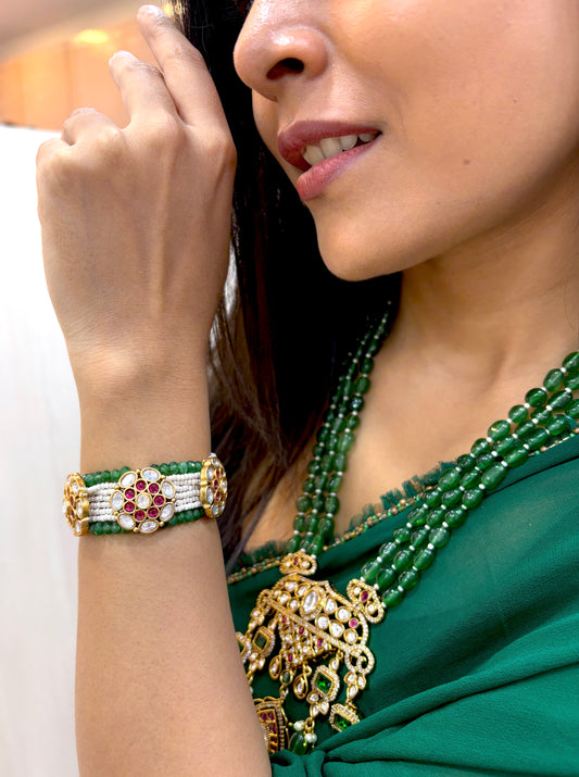 Anvi Polki Traditional Bracelet