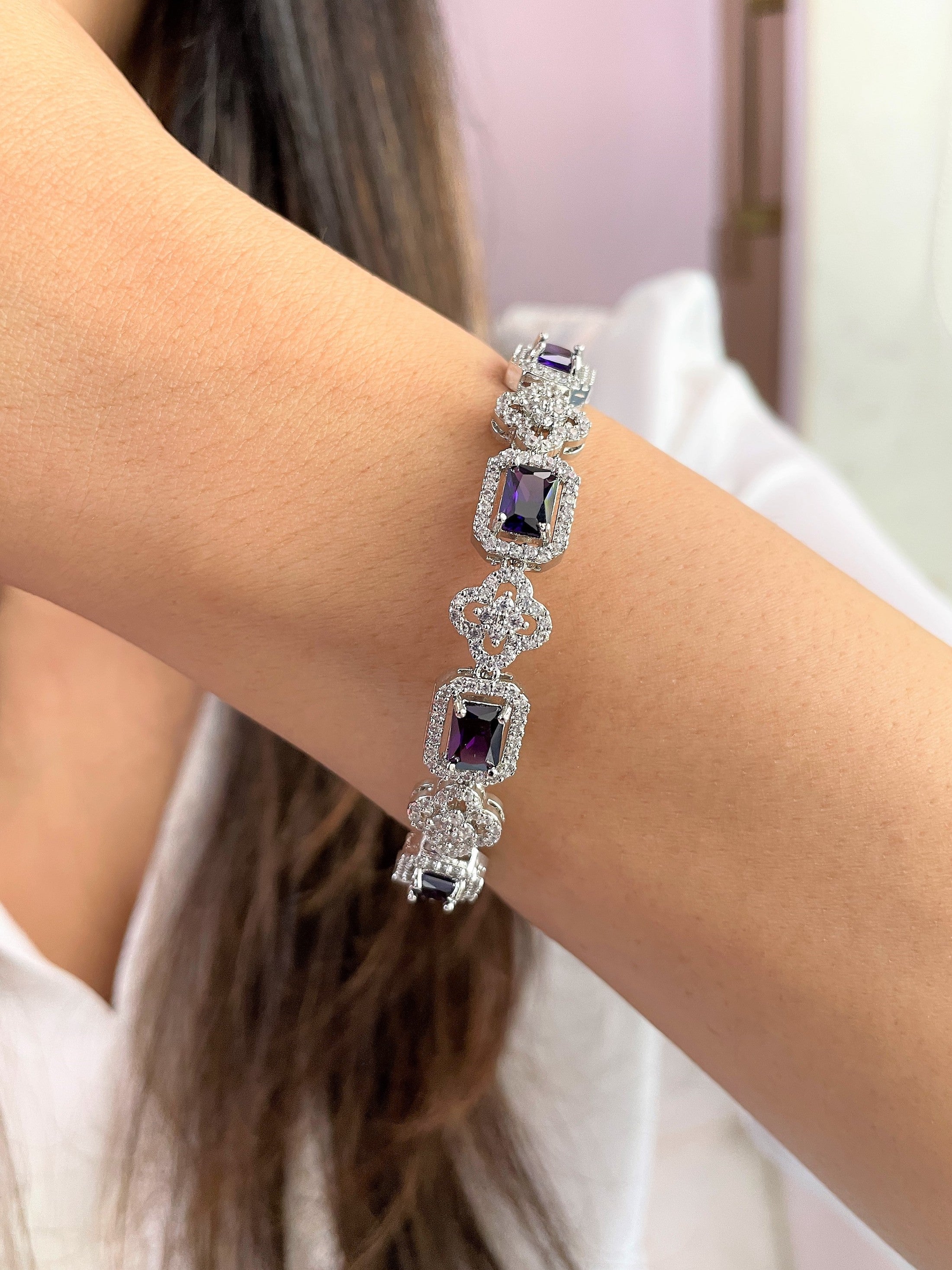 Clover Octa Diamond Bracelet