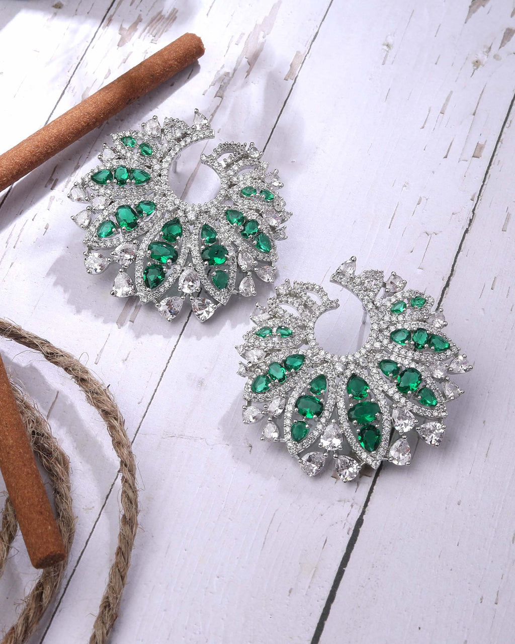 Juliet Diamond Statement Studs