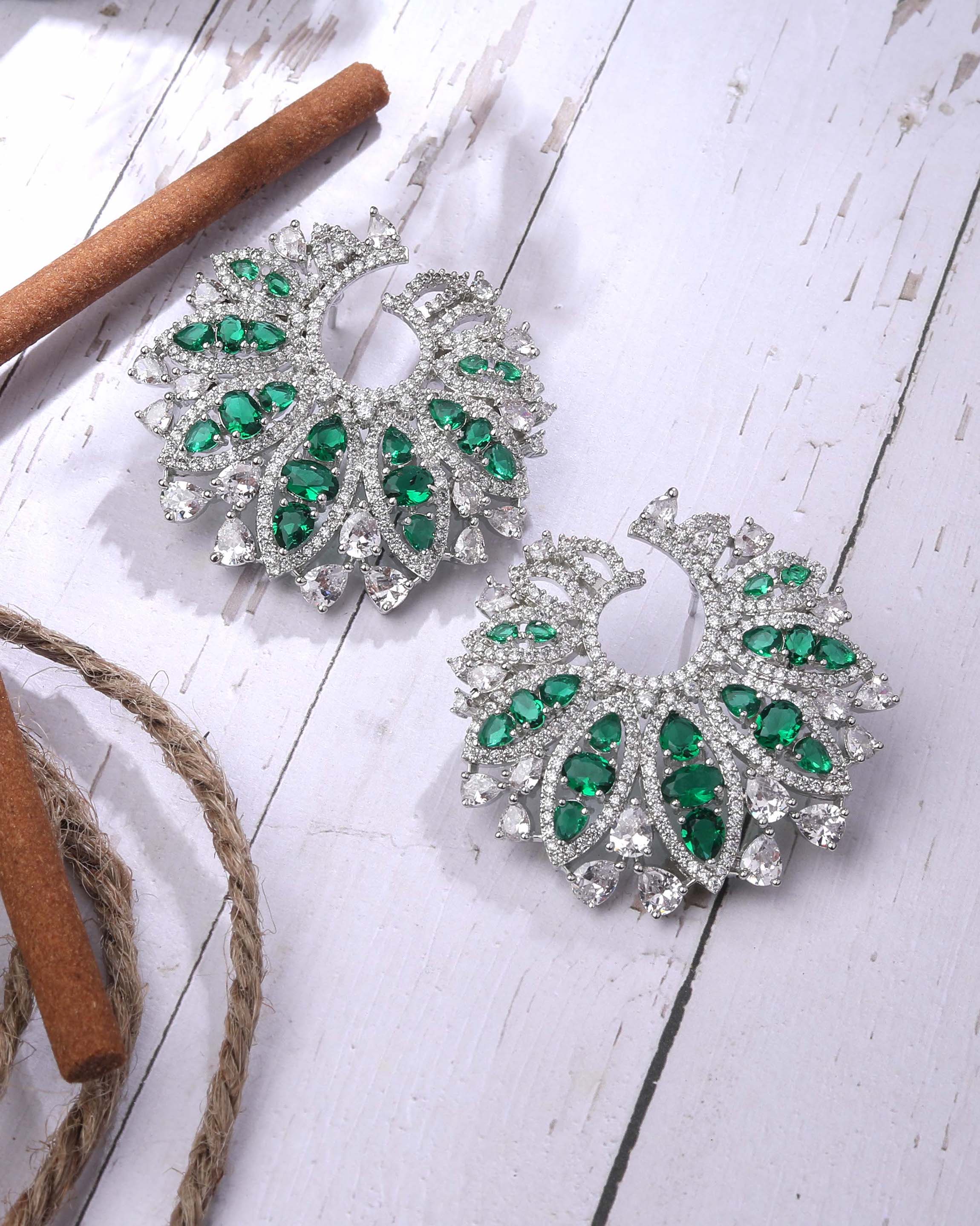Juliet Diamond Statement Studs