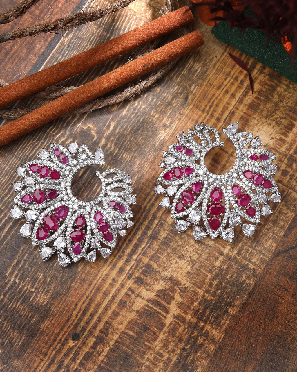 Juliet Diamond Statement Studs