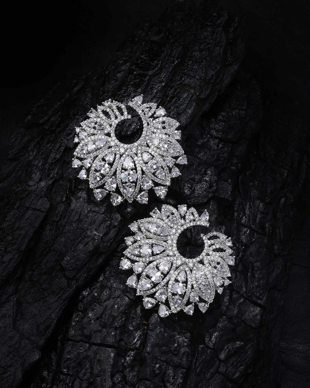 Juliet Diamond Statement Studs