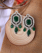 Palma Art Deco Diamond Earrings