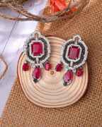 Palma Art Deco Diamond Earrings