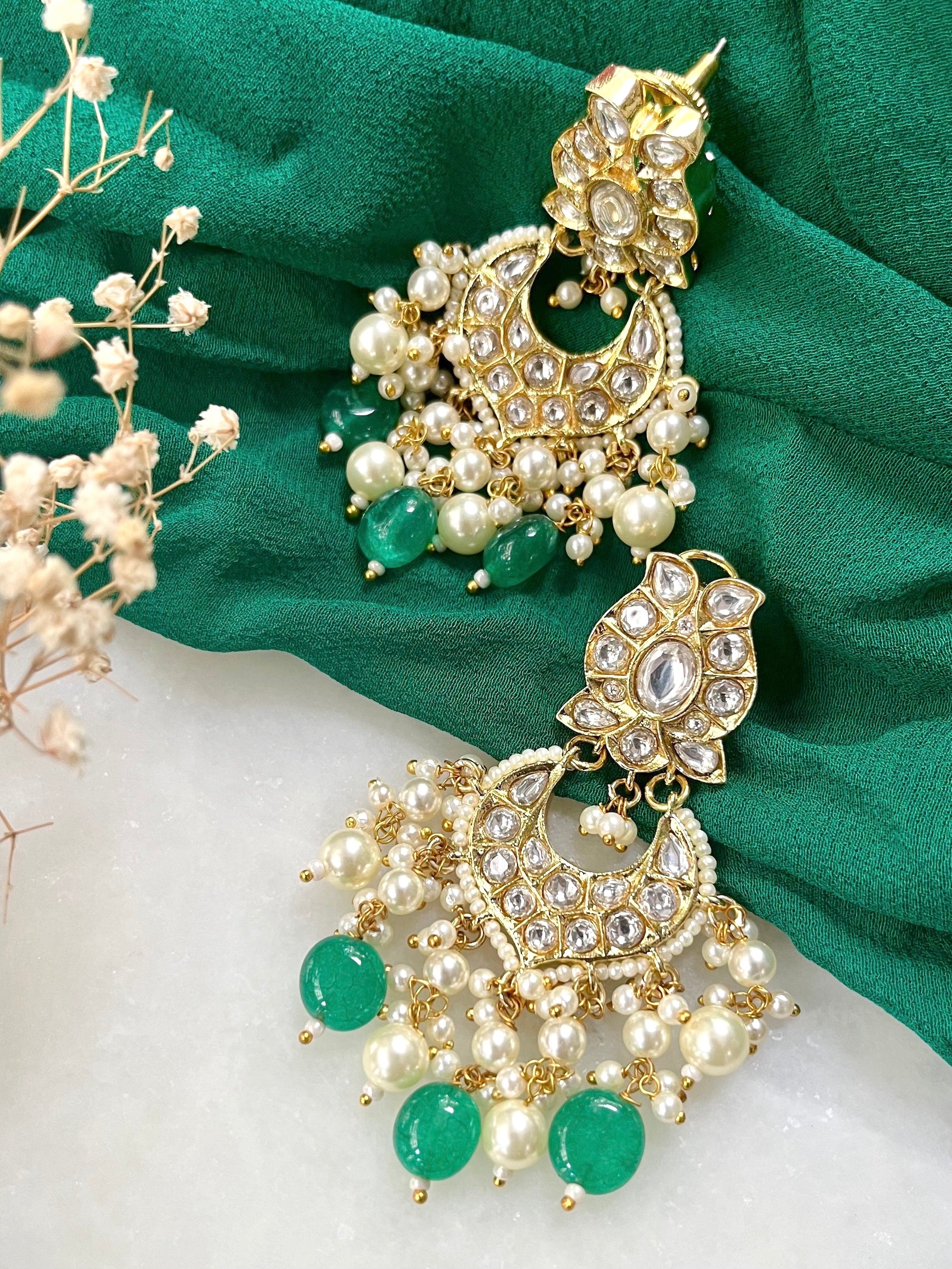 Chandrika Polki Designer Chandbalis