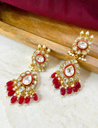 Anji Polki Statement Earrings