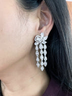 Irava Diamond Waterfall Earrings