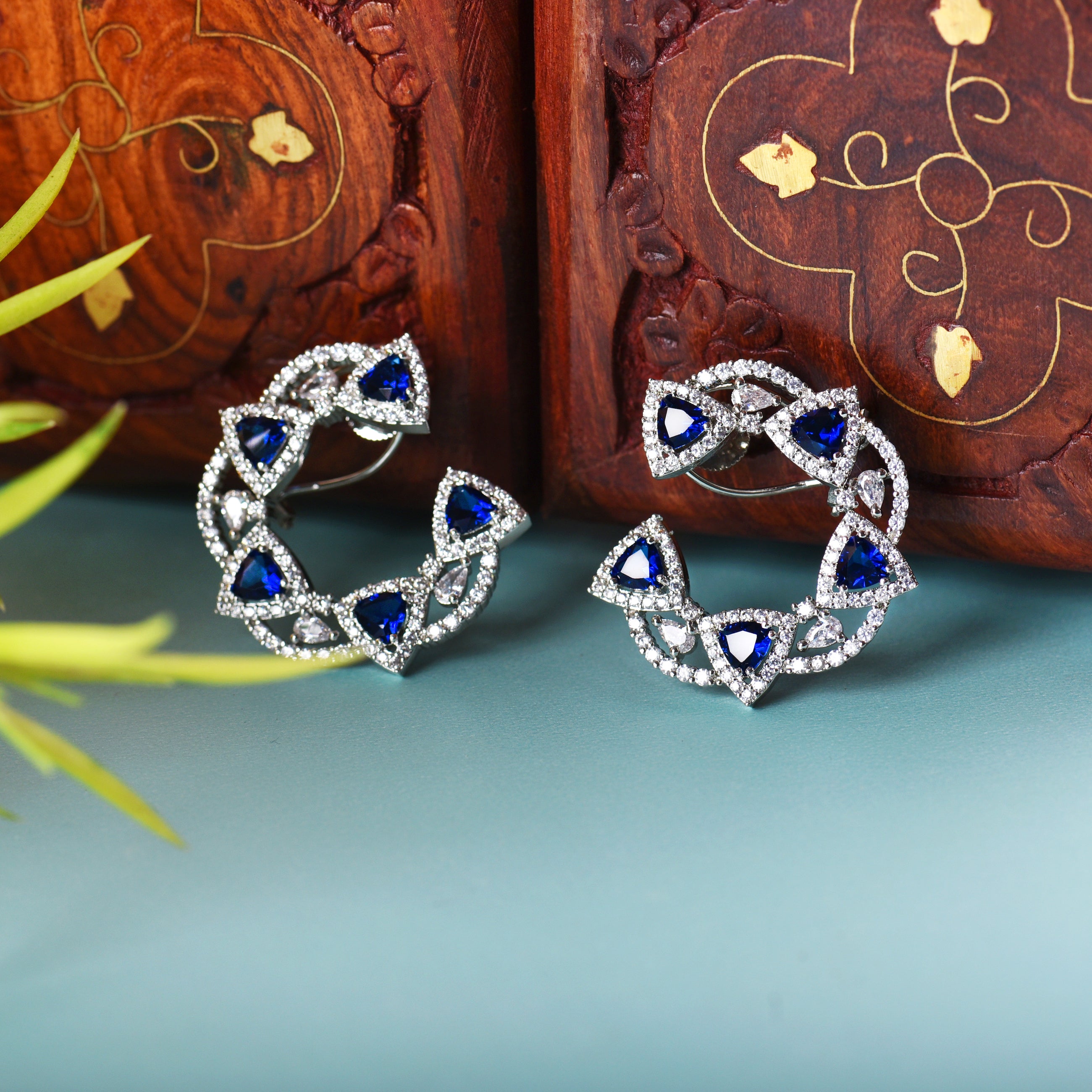 Harper Diamond Designer Studs
