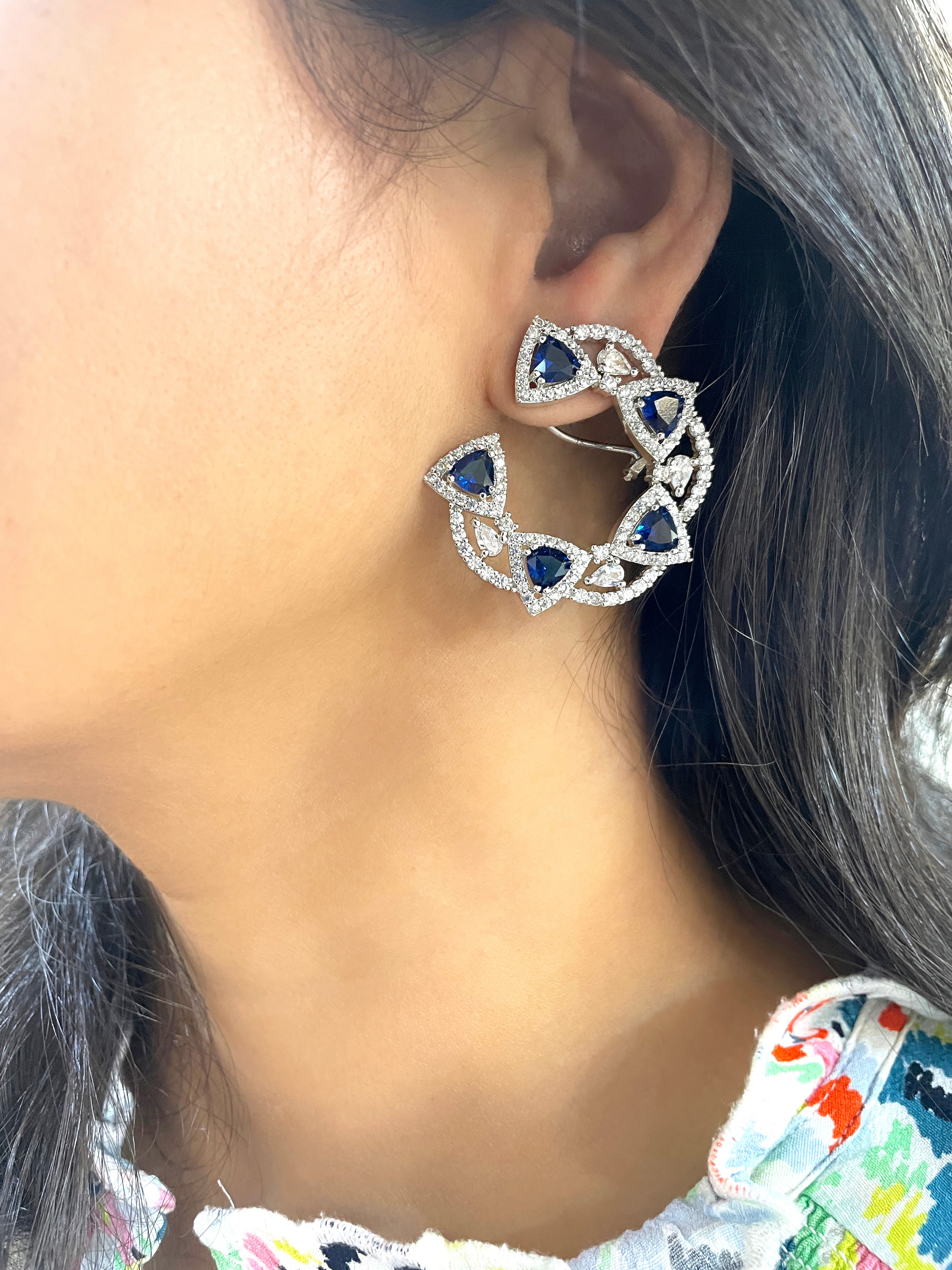 Harper Diamond Designer Studs