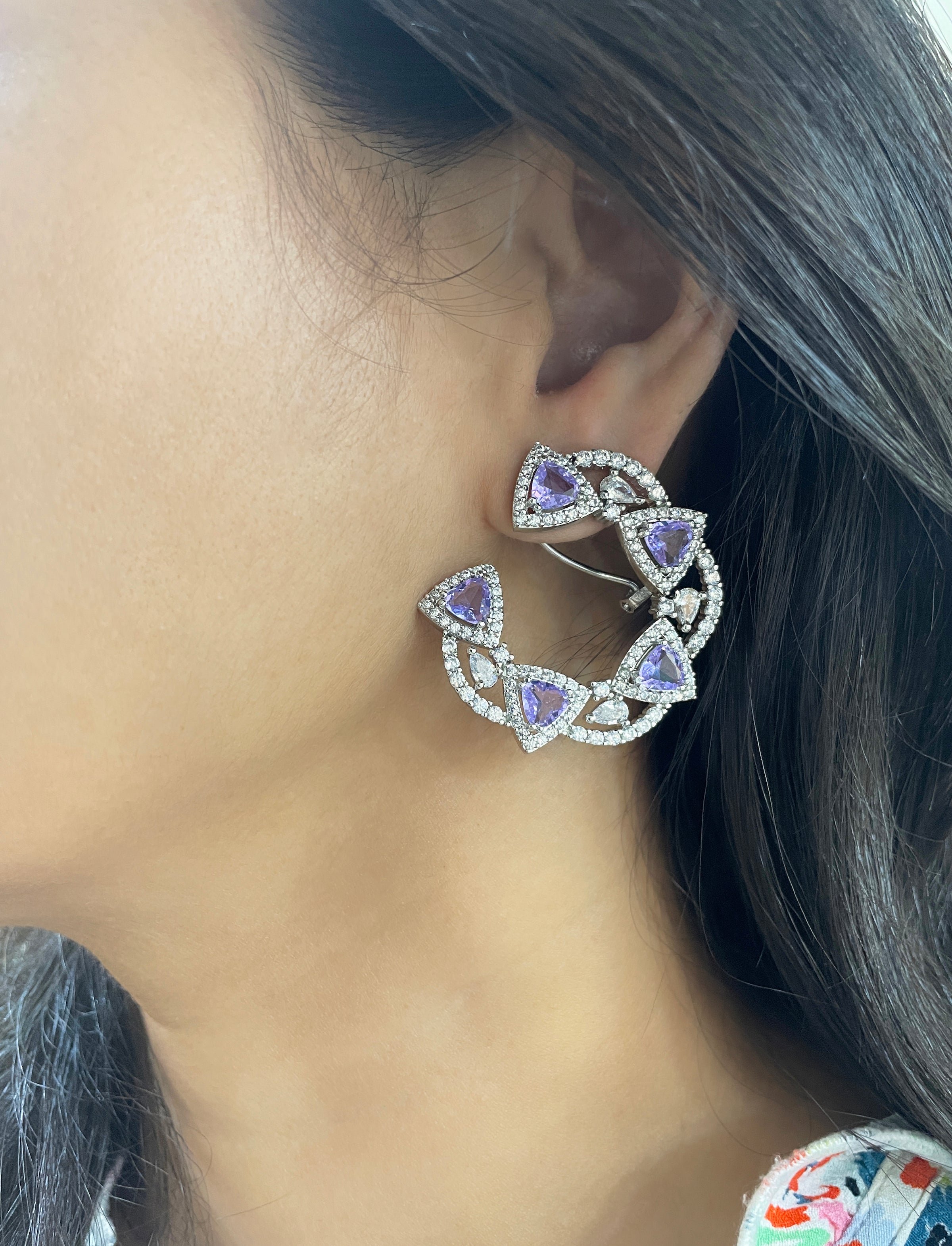 Harper Diamond Designer Studs