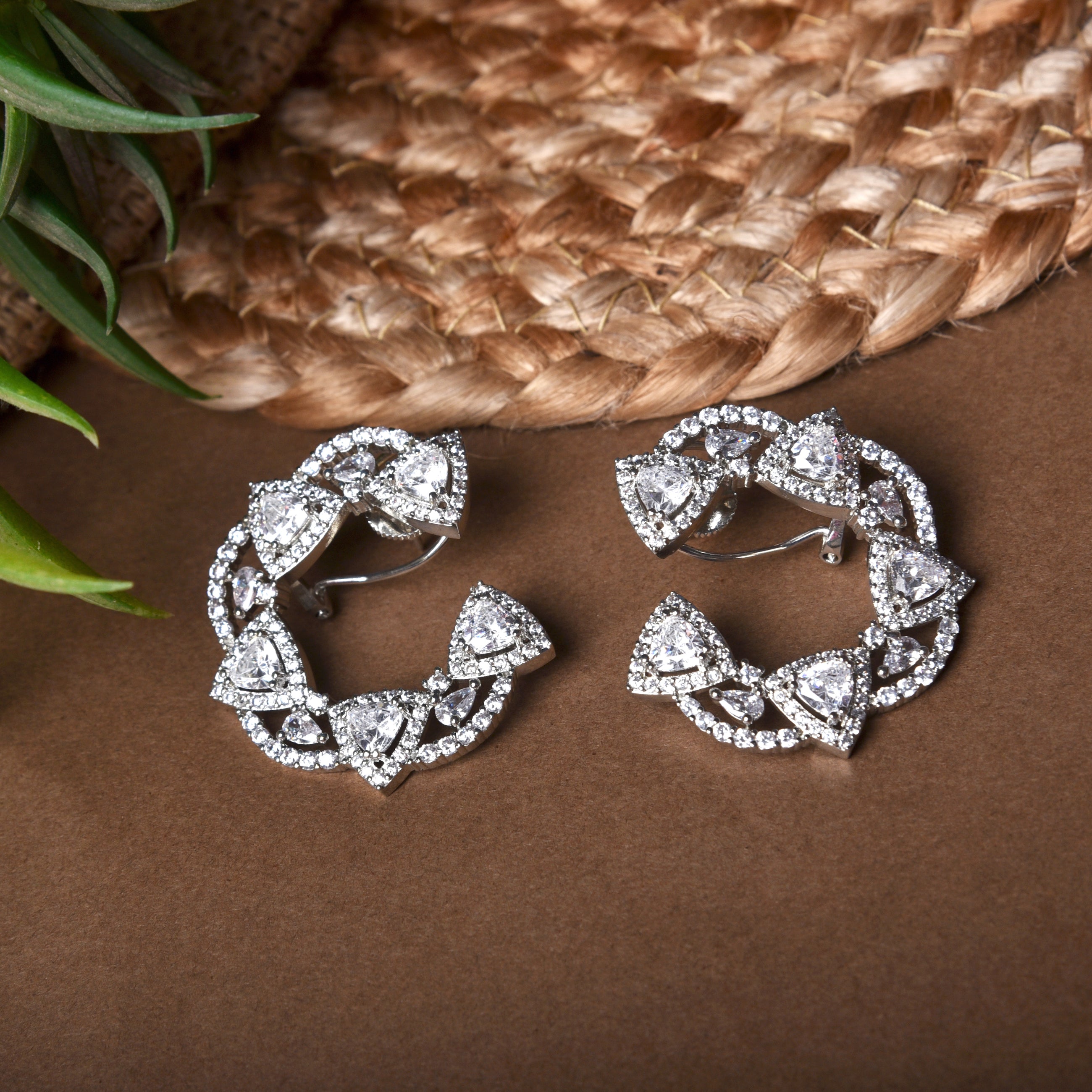 Harper Diamond Designer Studs