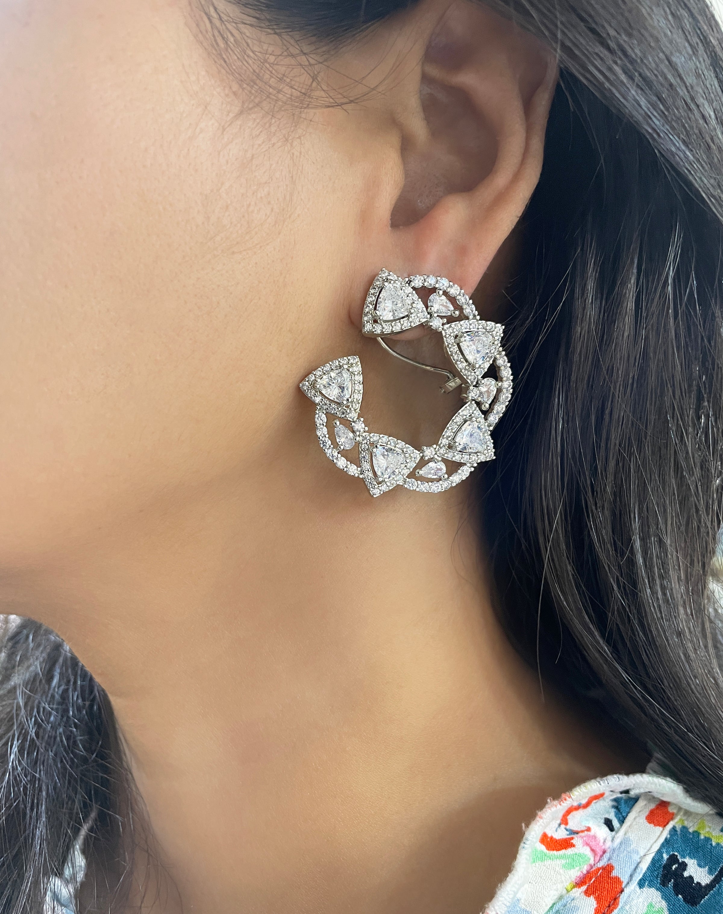 Harper Diamond Designer Studs