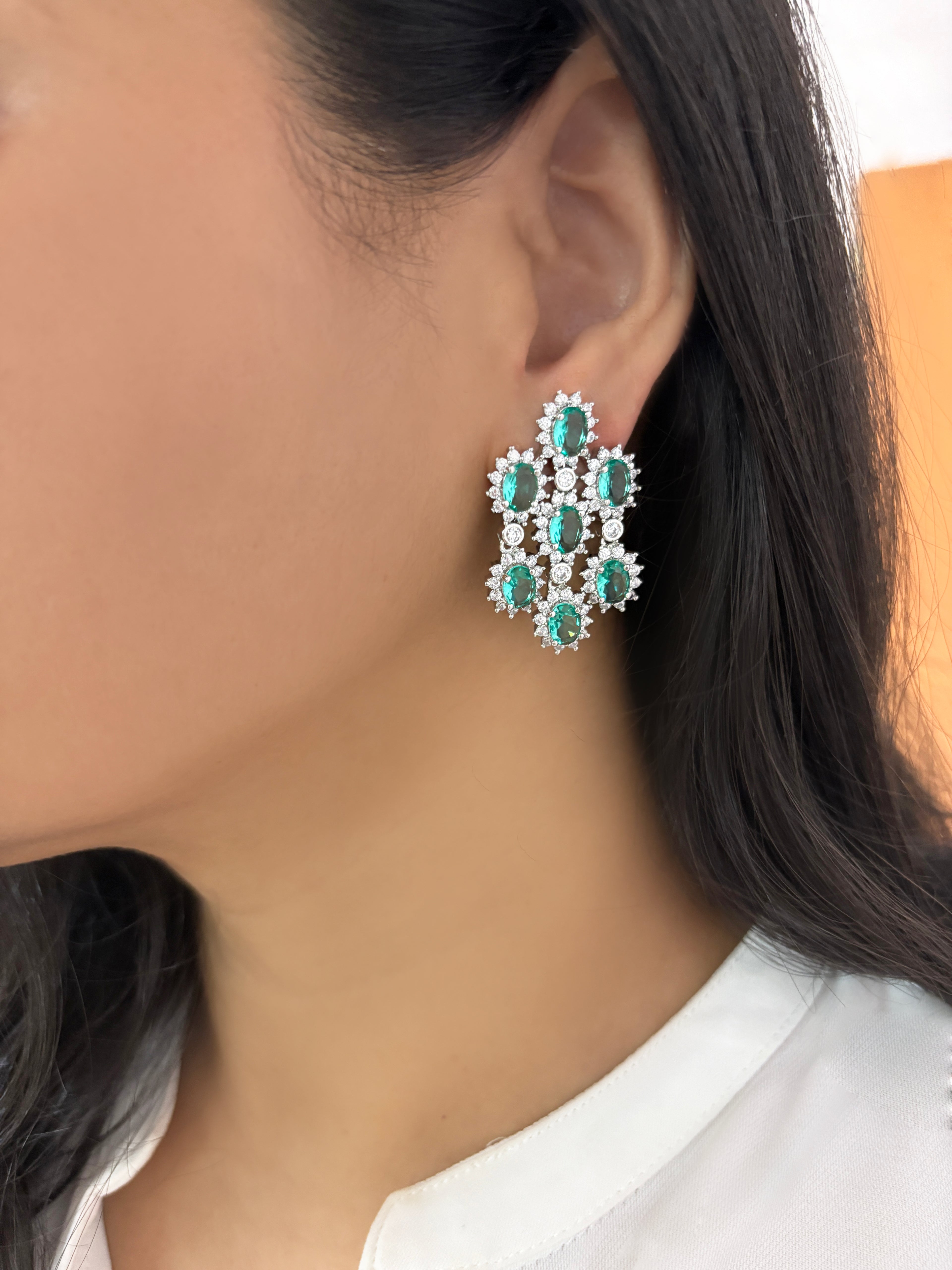 Bobby Diamond & Gemstone Designer Earrings
