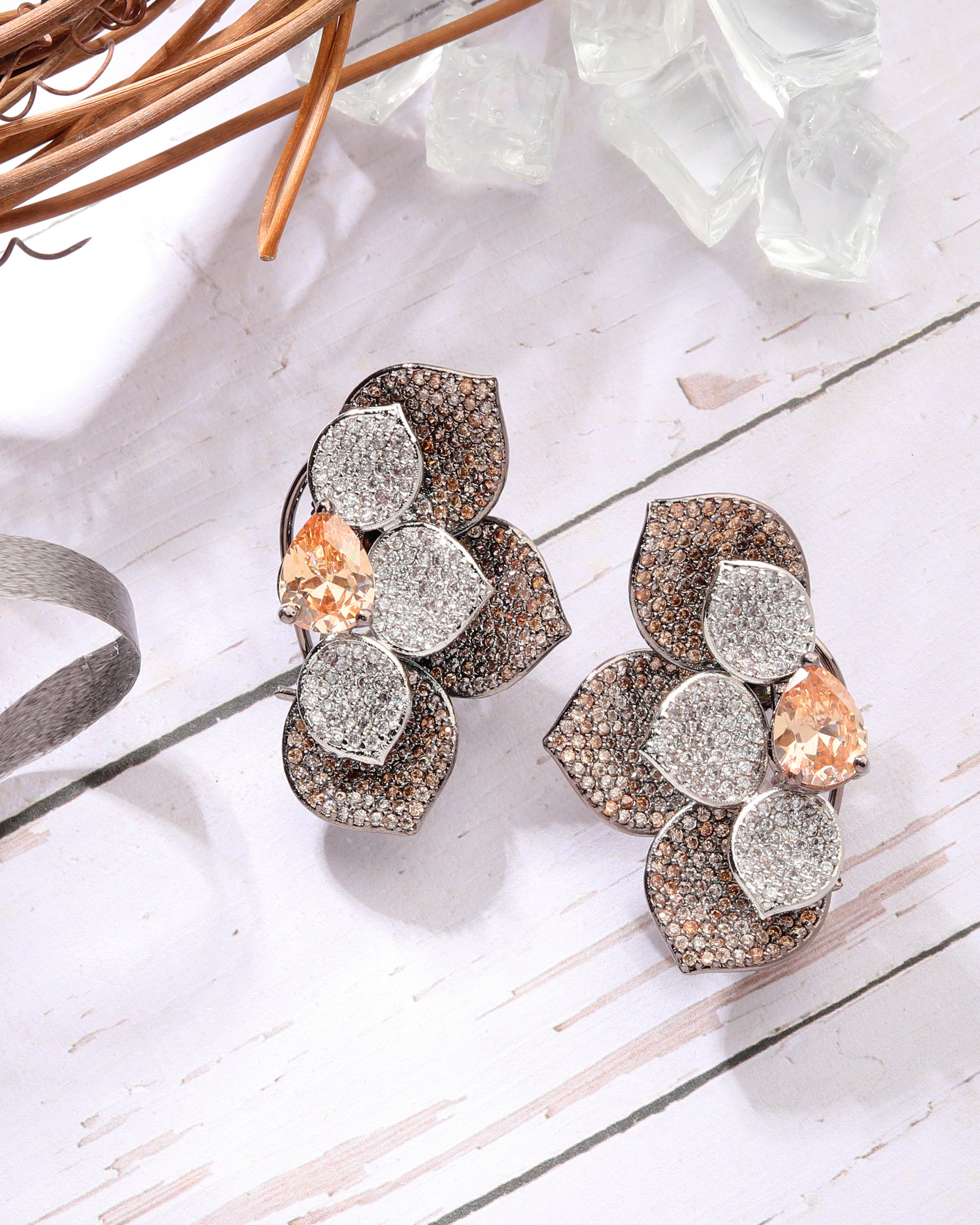 Demi Fleur Contemporary Designer Studs