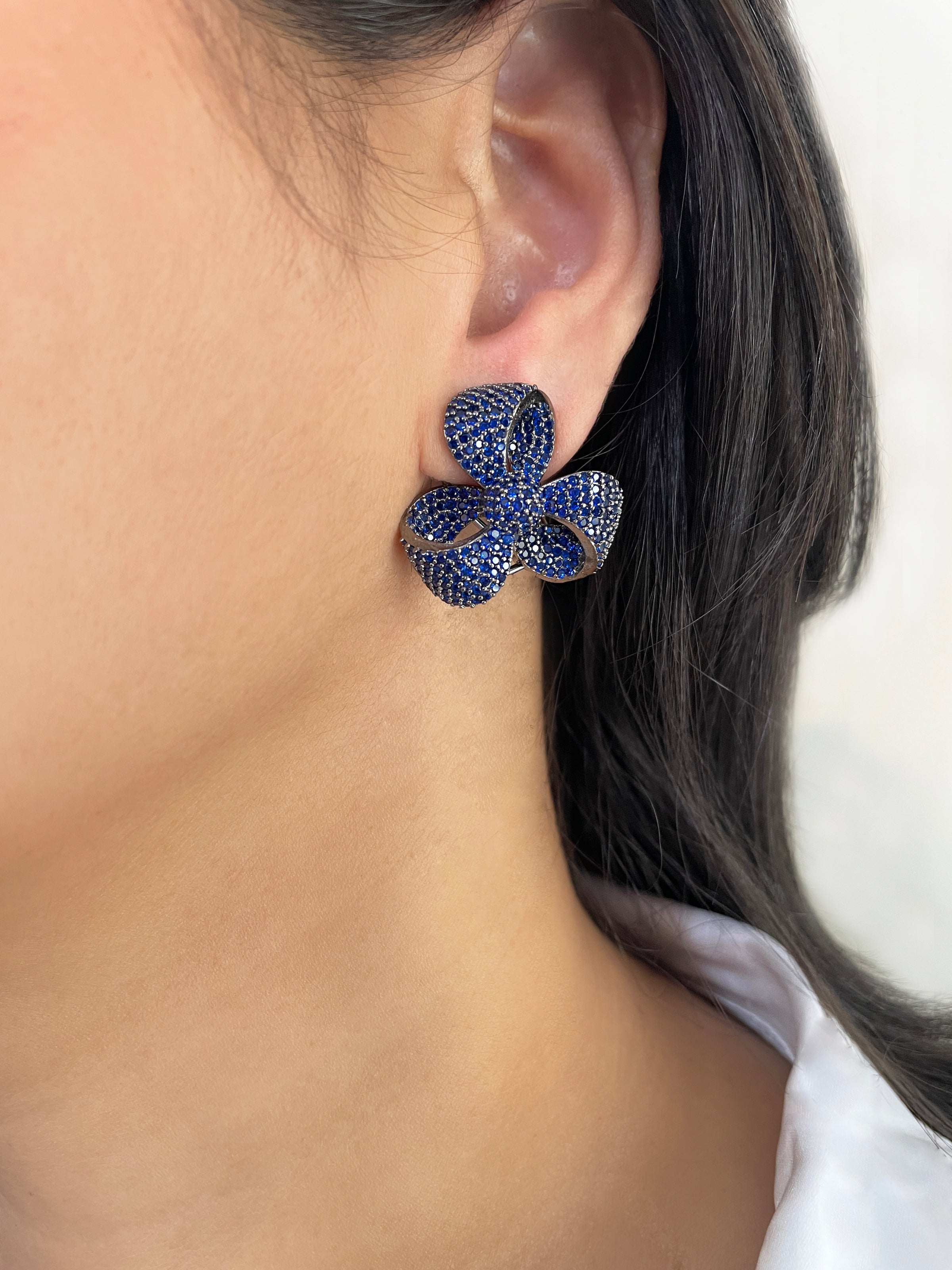 Ribbons Diamond Designer Studs