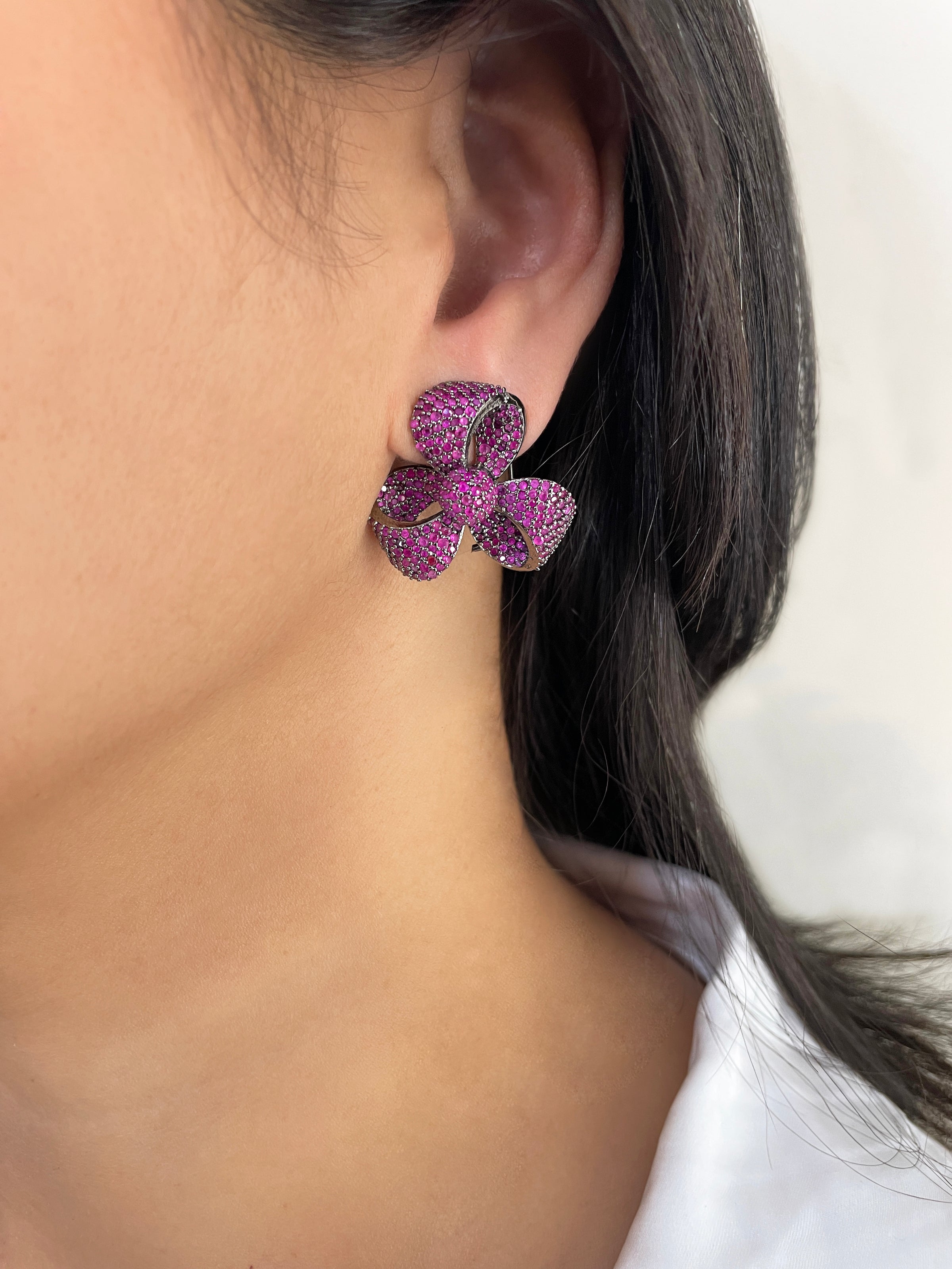 Ribbons Diamond Designer Studs