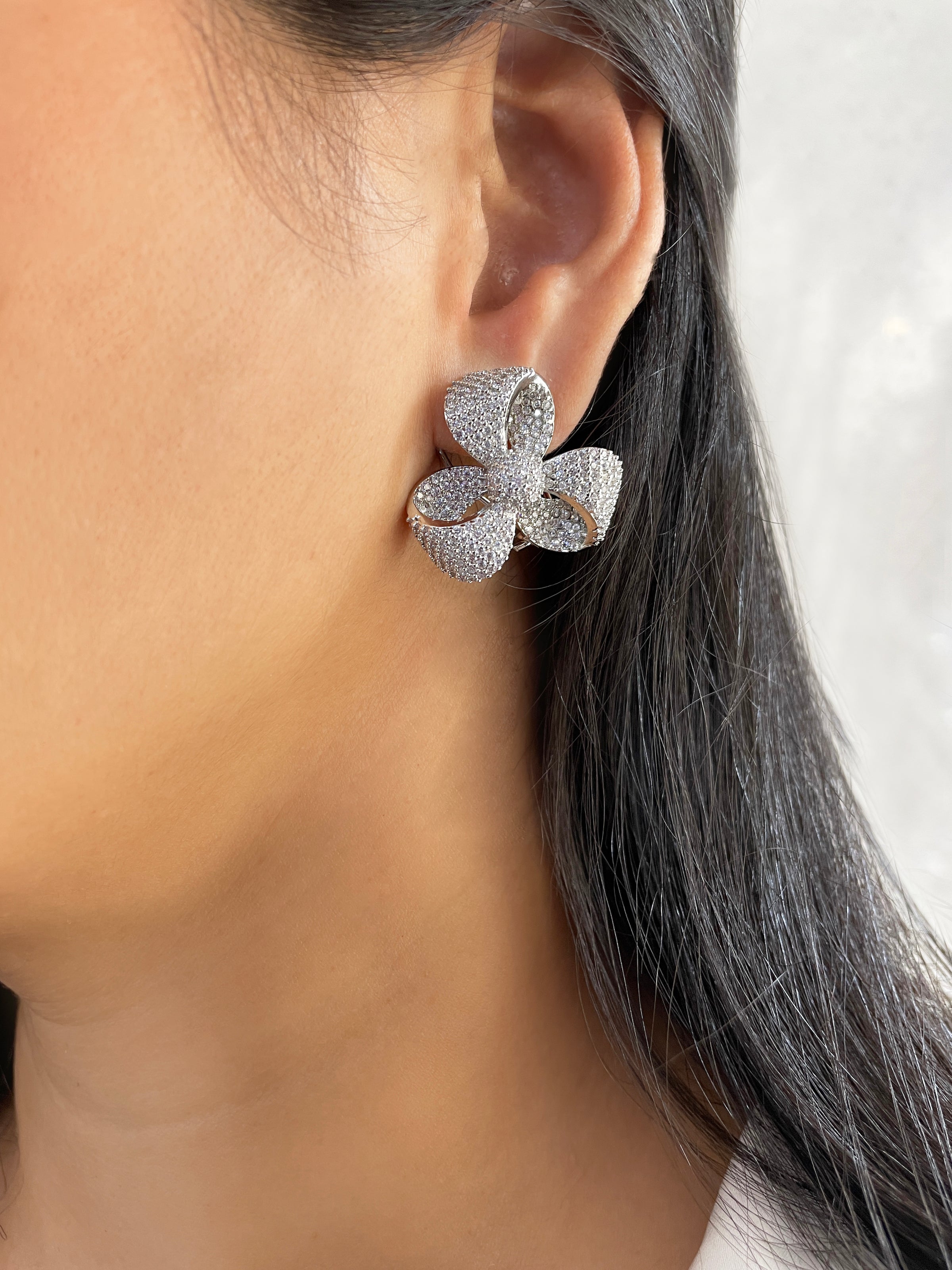 Ribbons Diamond Designer Studs