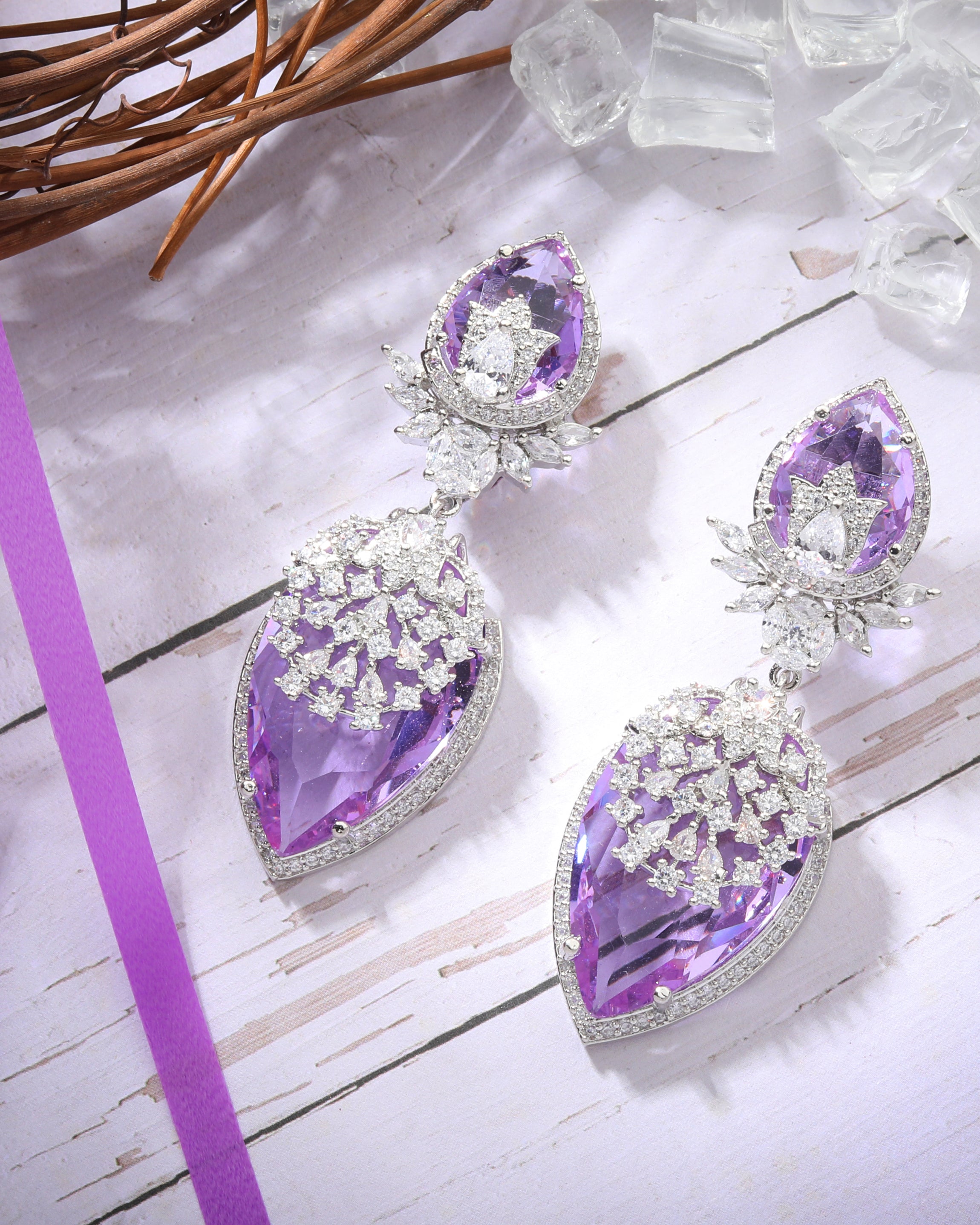 Della Diamond & Gemstone Designer Earrings