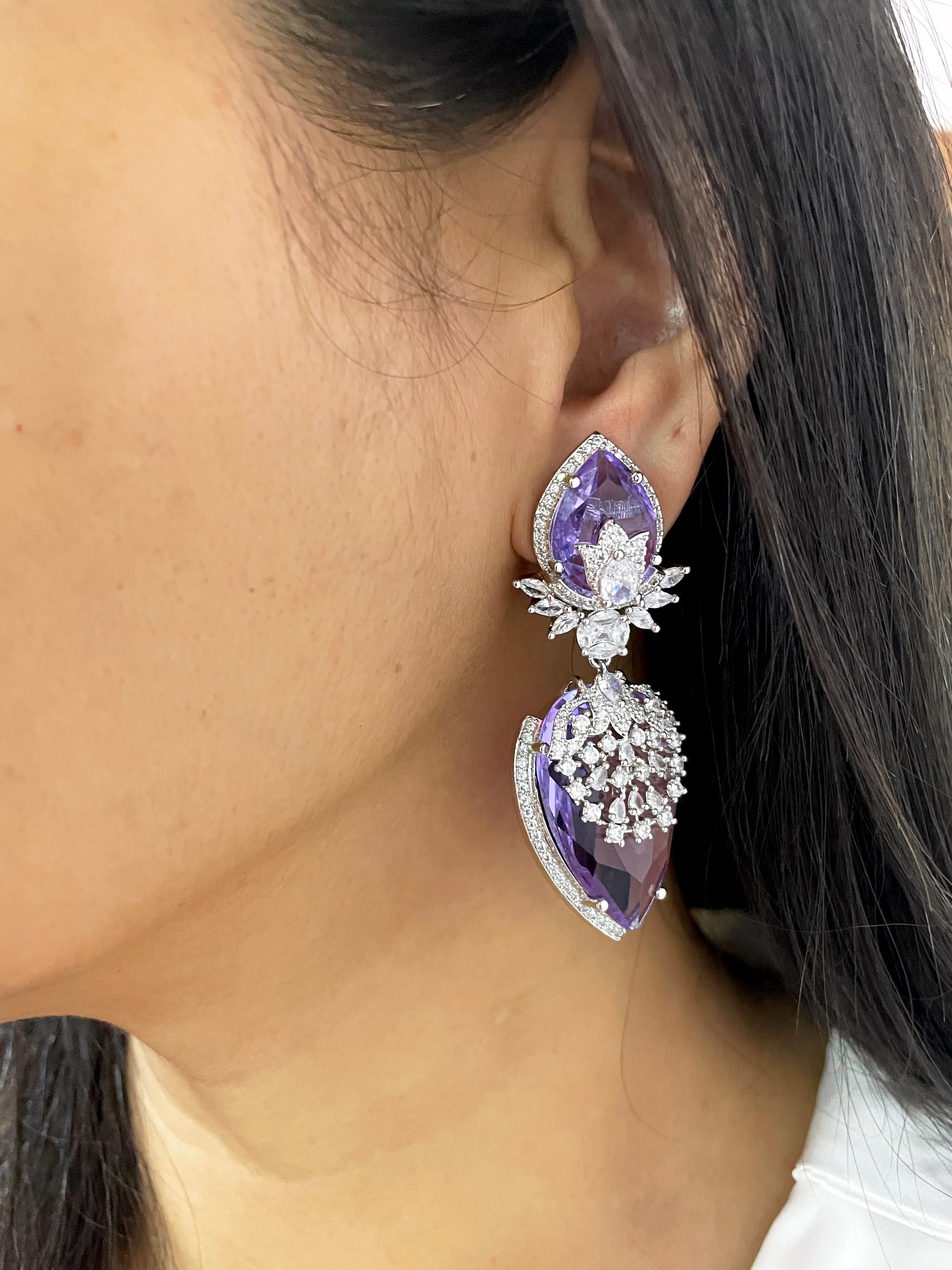 Della Diamond & Gemstone Designer Earrings
