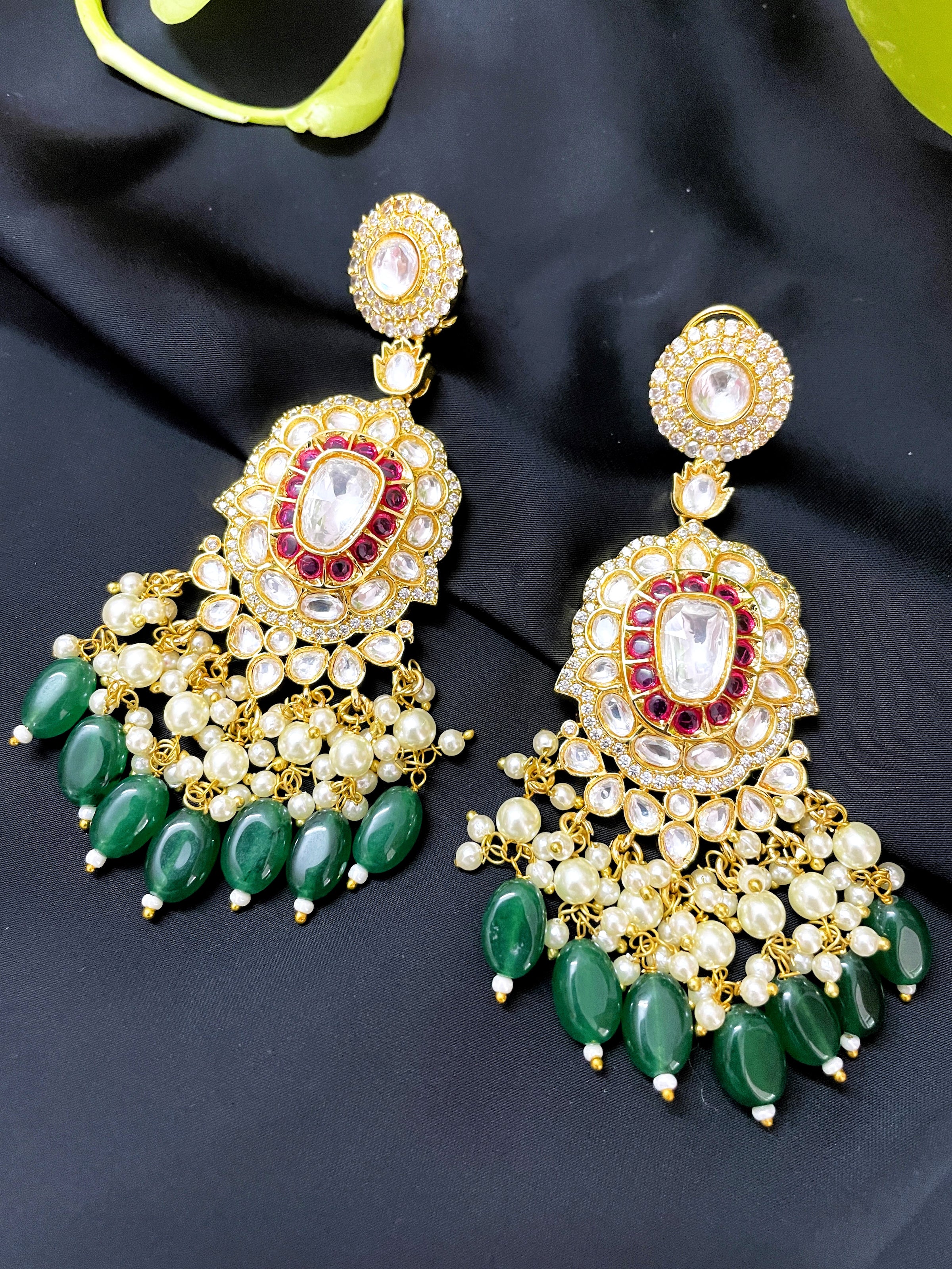 Sasha Polki Designer Earrings
