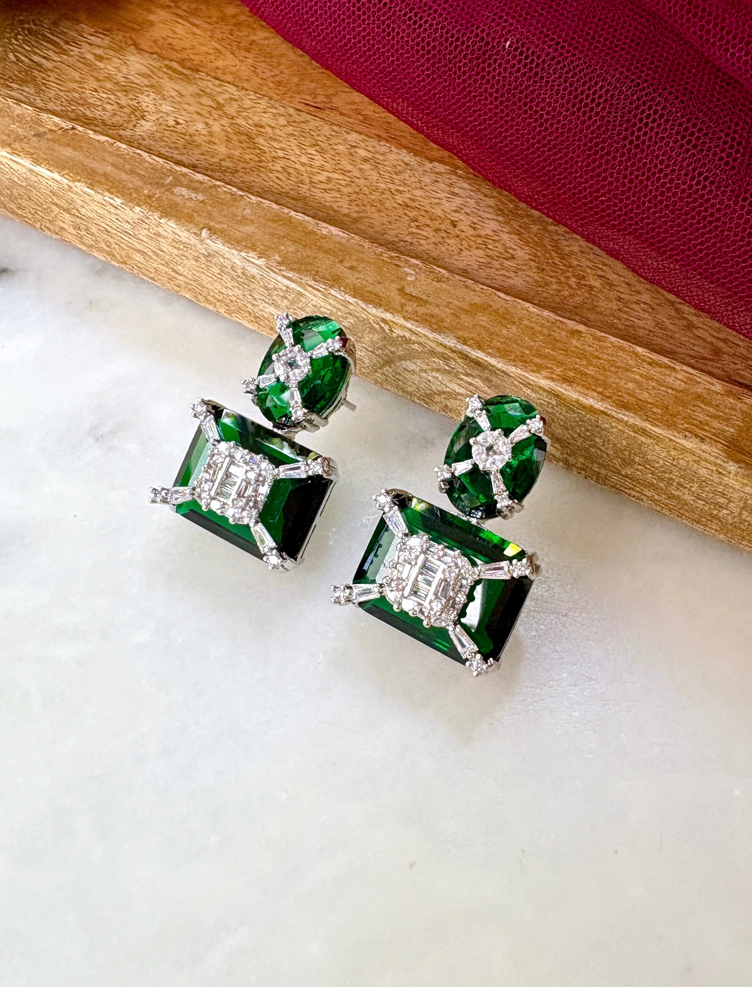 Ria Gemstone Designer Earrings