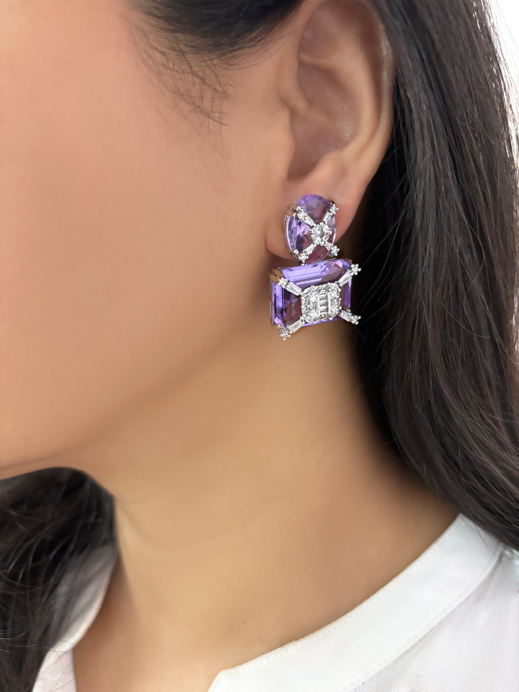 Ria Gemstone Designer Earrings