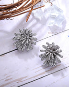 Faith Floral Diamond Studs