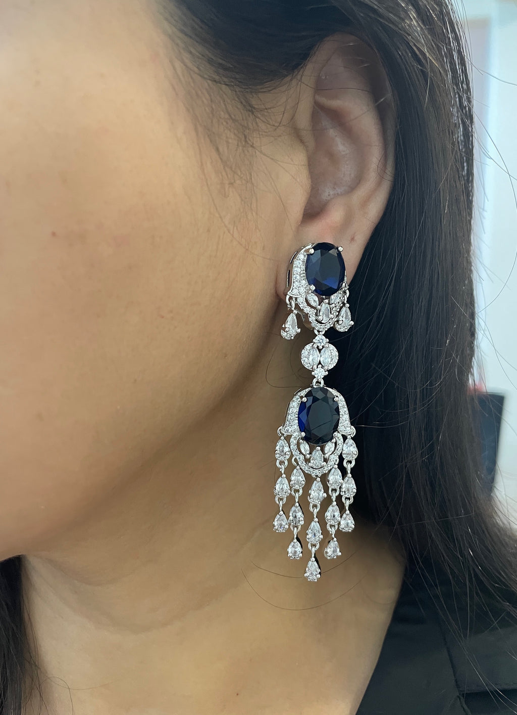 Fringe Diamond Designer Earrings