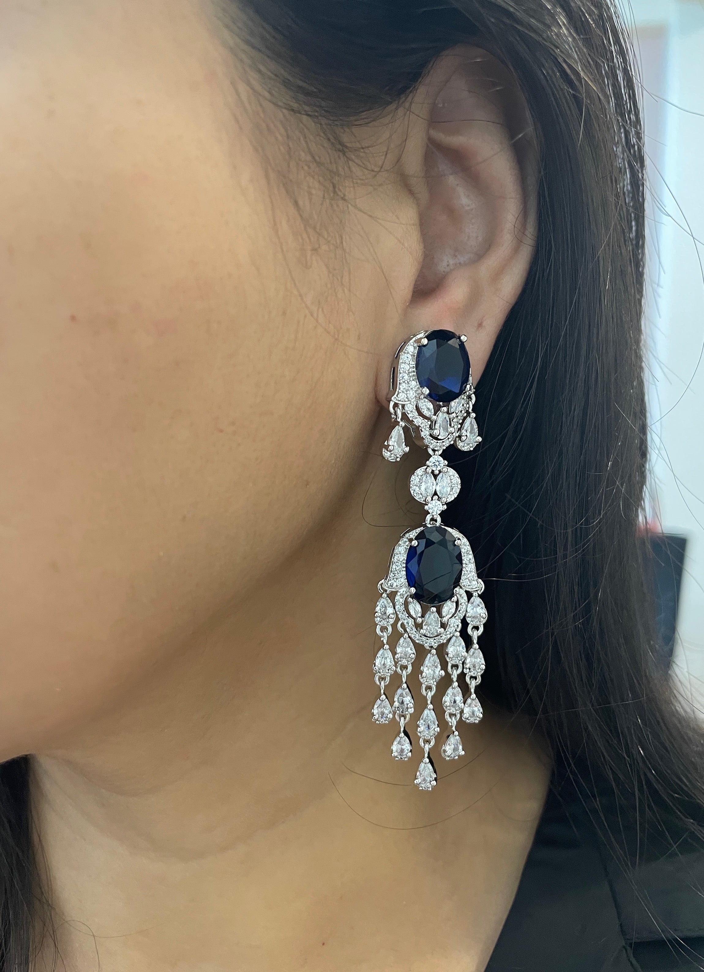 Fringe Diamond Designer Earrings