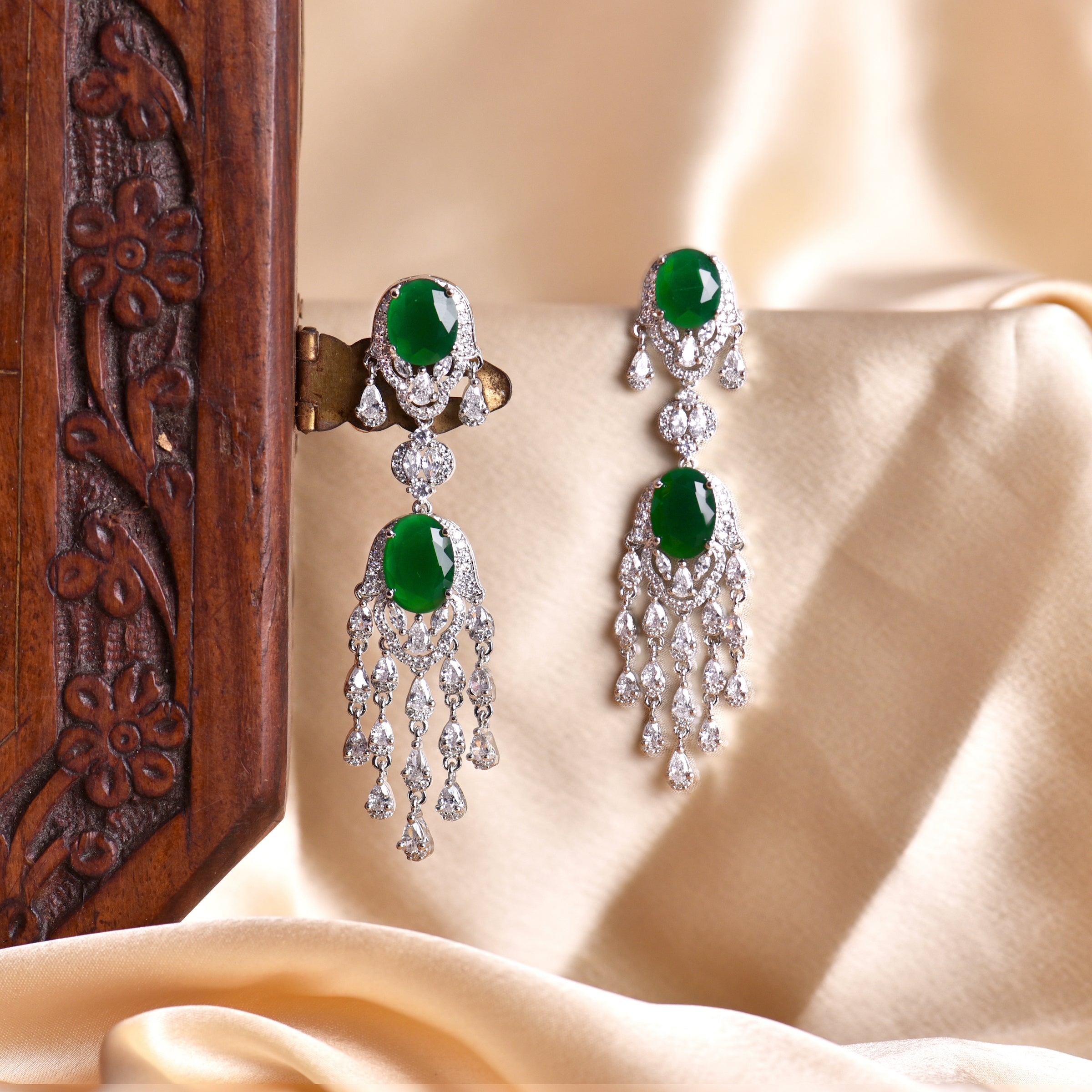 Fringe Diamond Designer Earrings