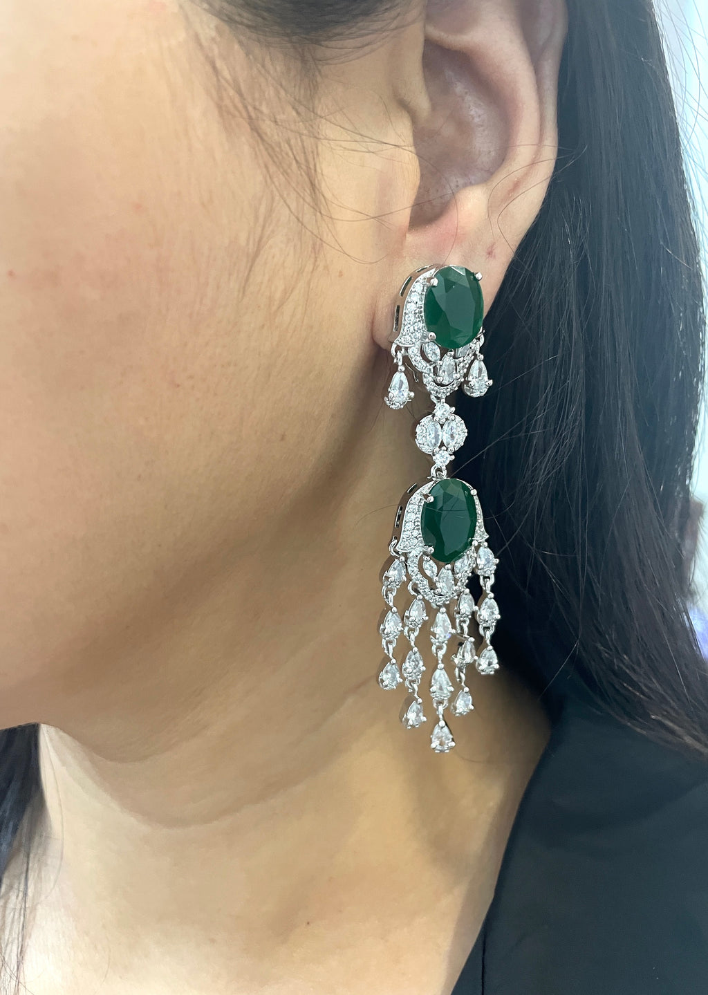 Fringe Diamond Designer Earrings