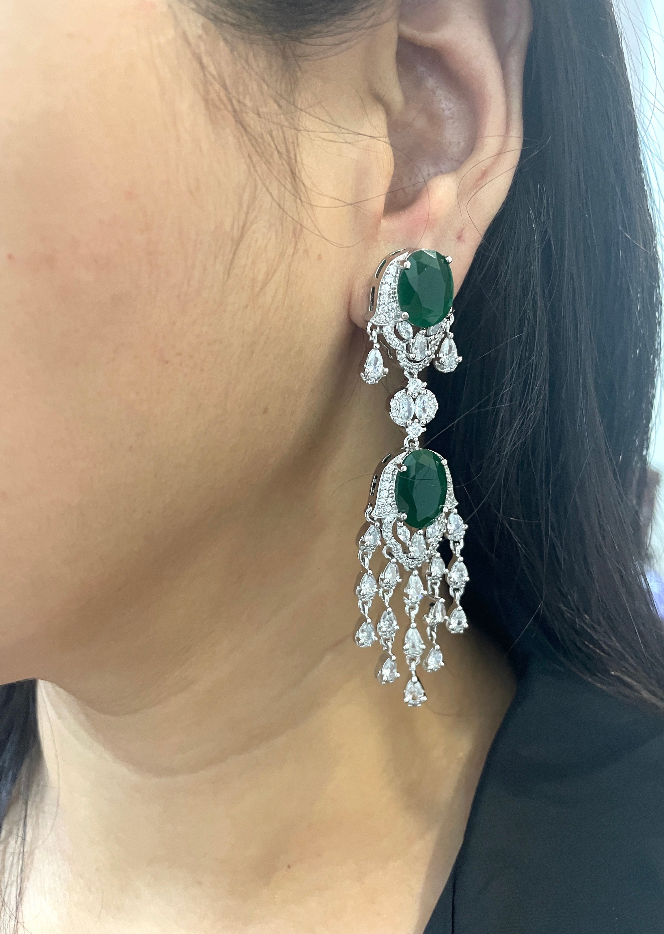 Fringe Diamond Designer Earrings
