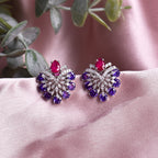 Cherry Diamond Colorful Studs