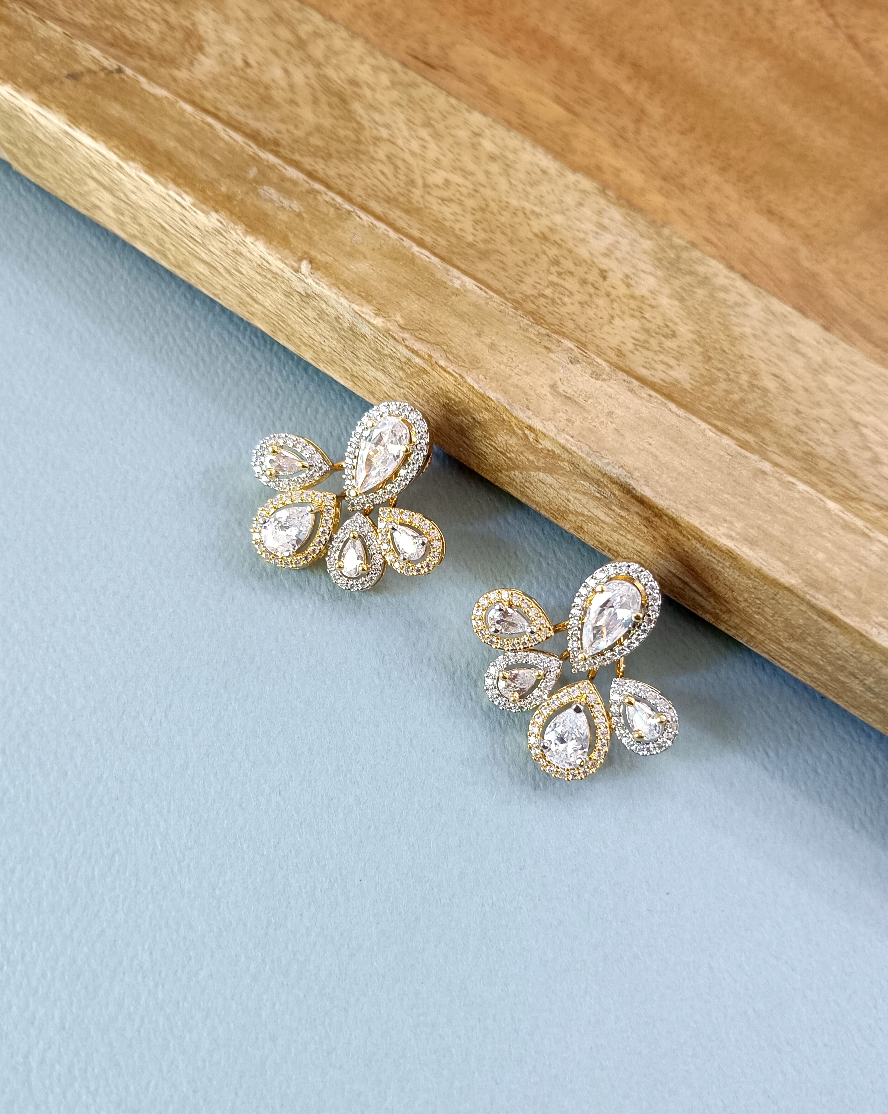 Dorris Two in One Diamond Studs