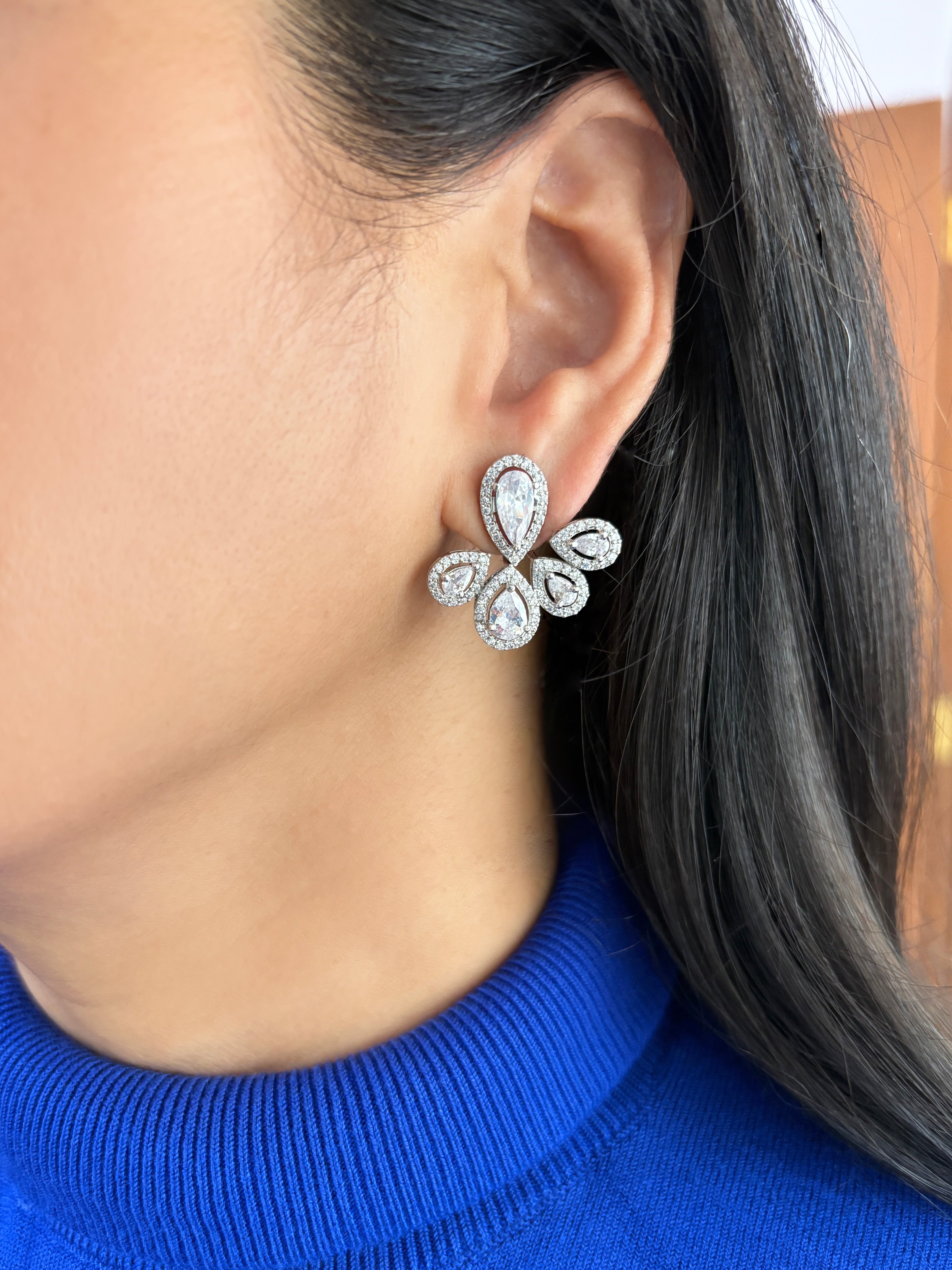 Dorris Two in One Diamond Studs