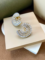 Poppy Diamond C Studs