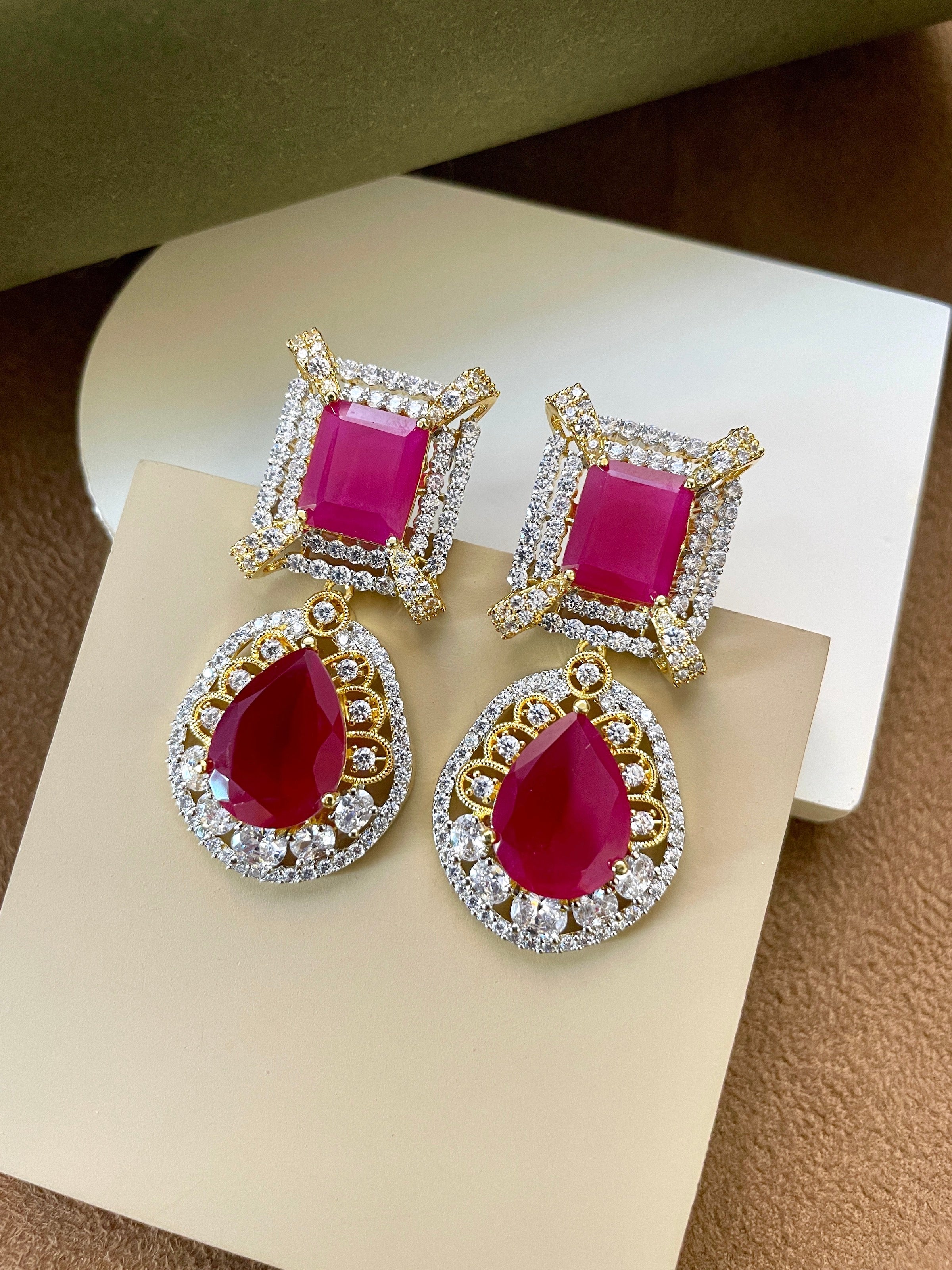 Magna Designer Diamond Earrings