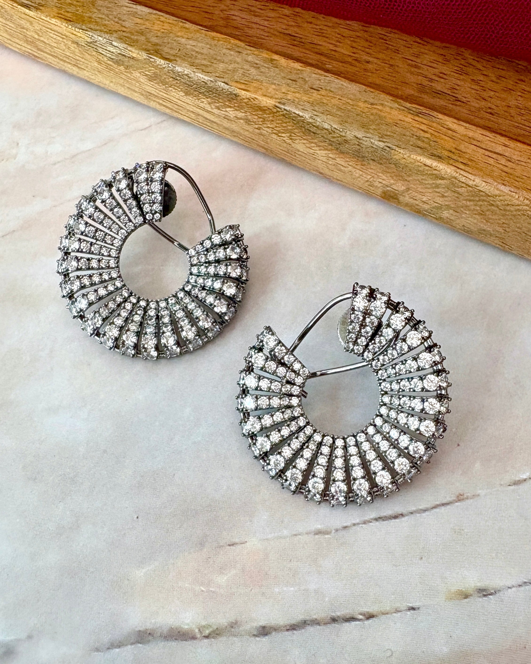 Sylvia Diamond Designer Studs