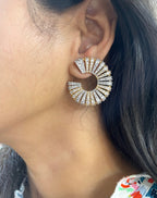 Sylvia Diamond Designer Studs