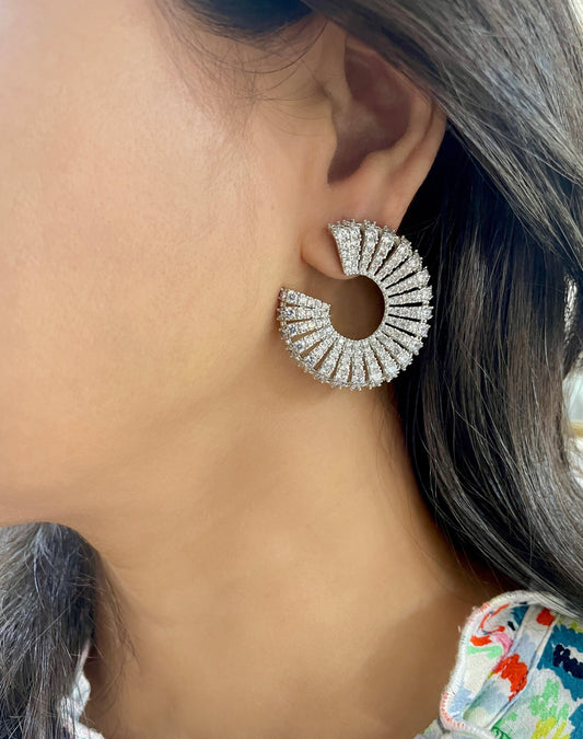 Sylvia Diamond Designer Studs