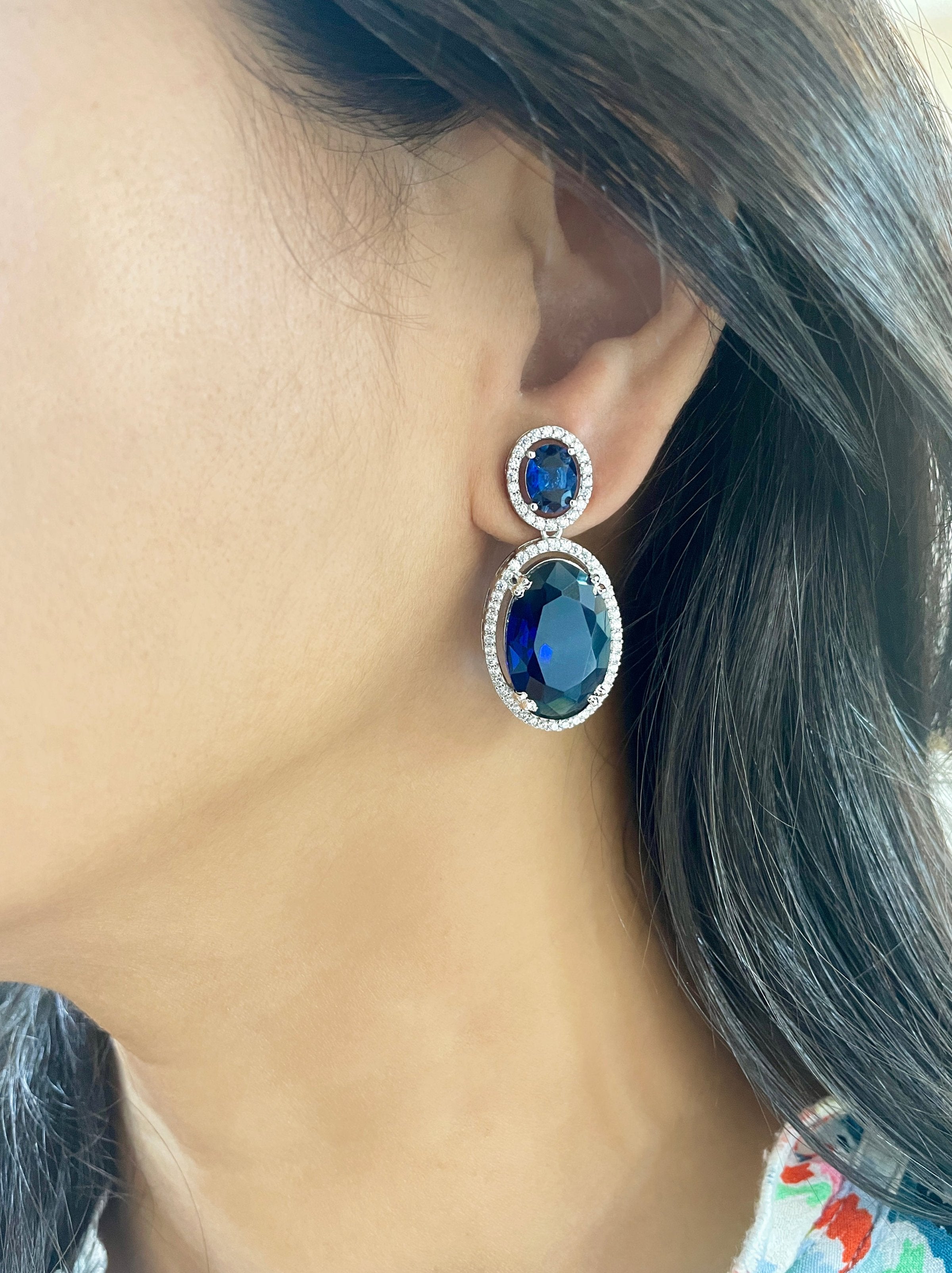 Imitation Jewellery CZ & Color Stone Earrings