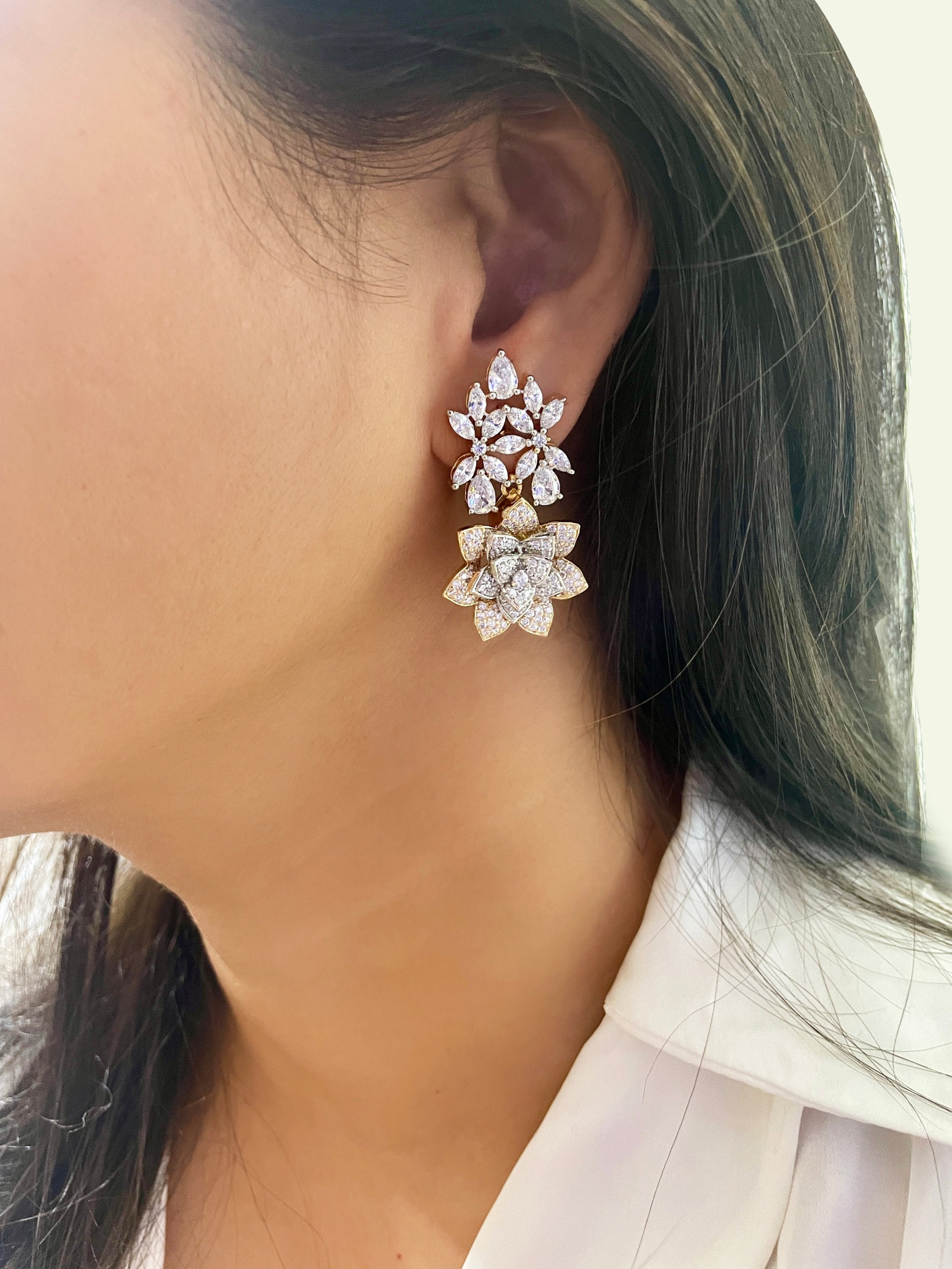 Imitation Jewellery CZ Earrings