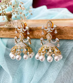 Imitation Jewellery CZ & Pearl Jhumkas