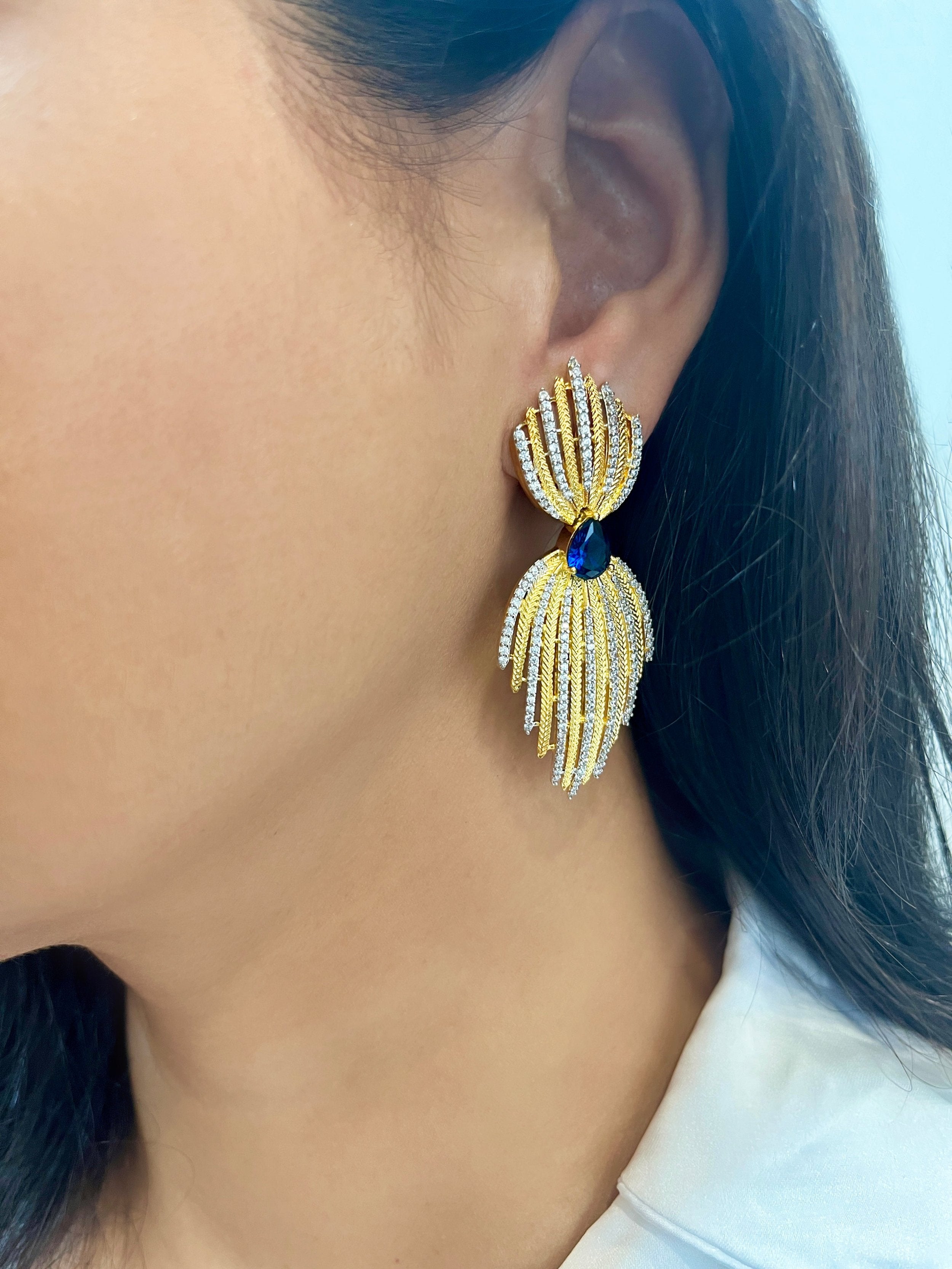 Imitation Jewellery CZ & Color Stone Earrings