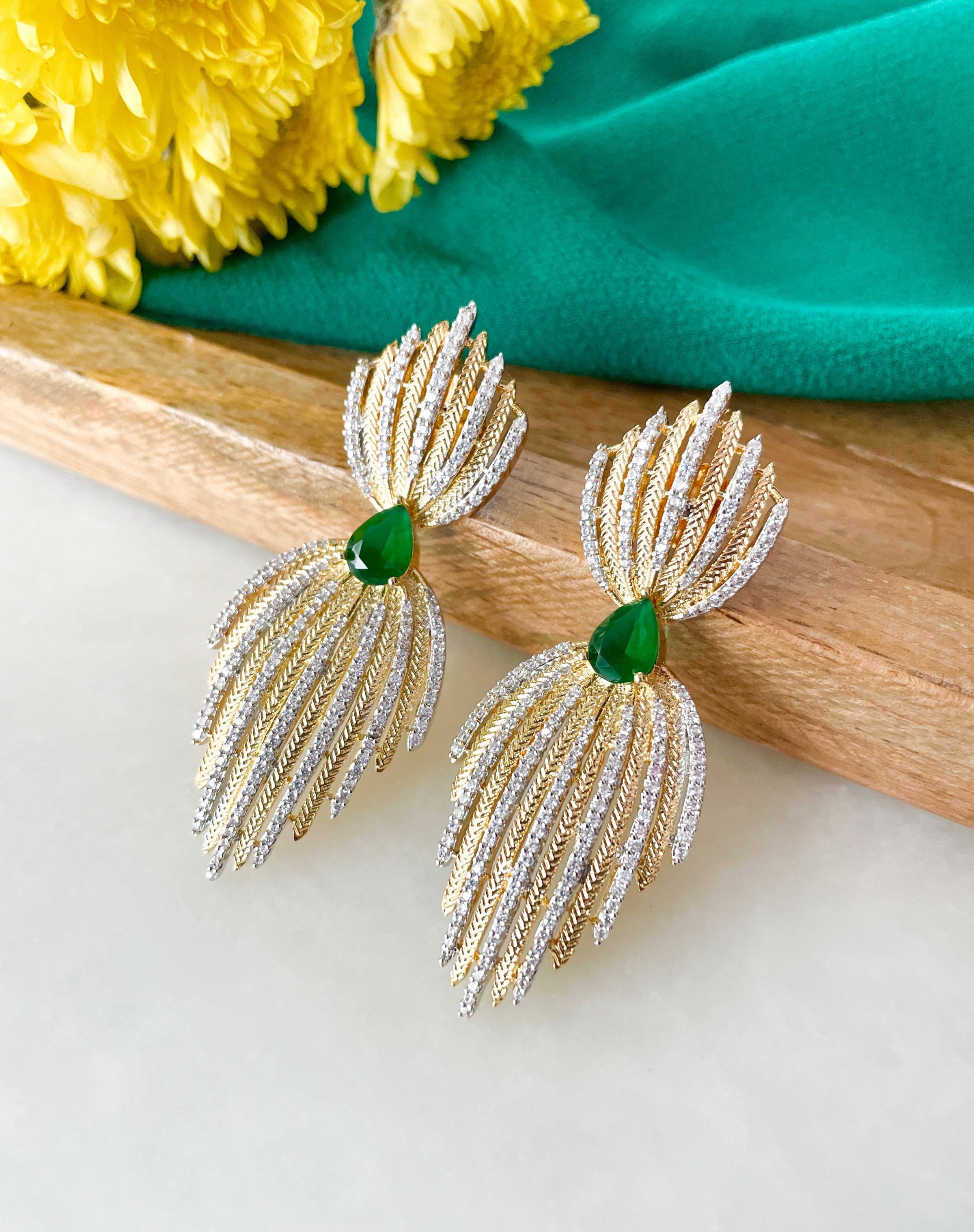 Imitation Jewellery CZ & Color Stone Earrings