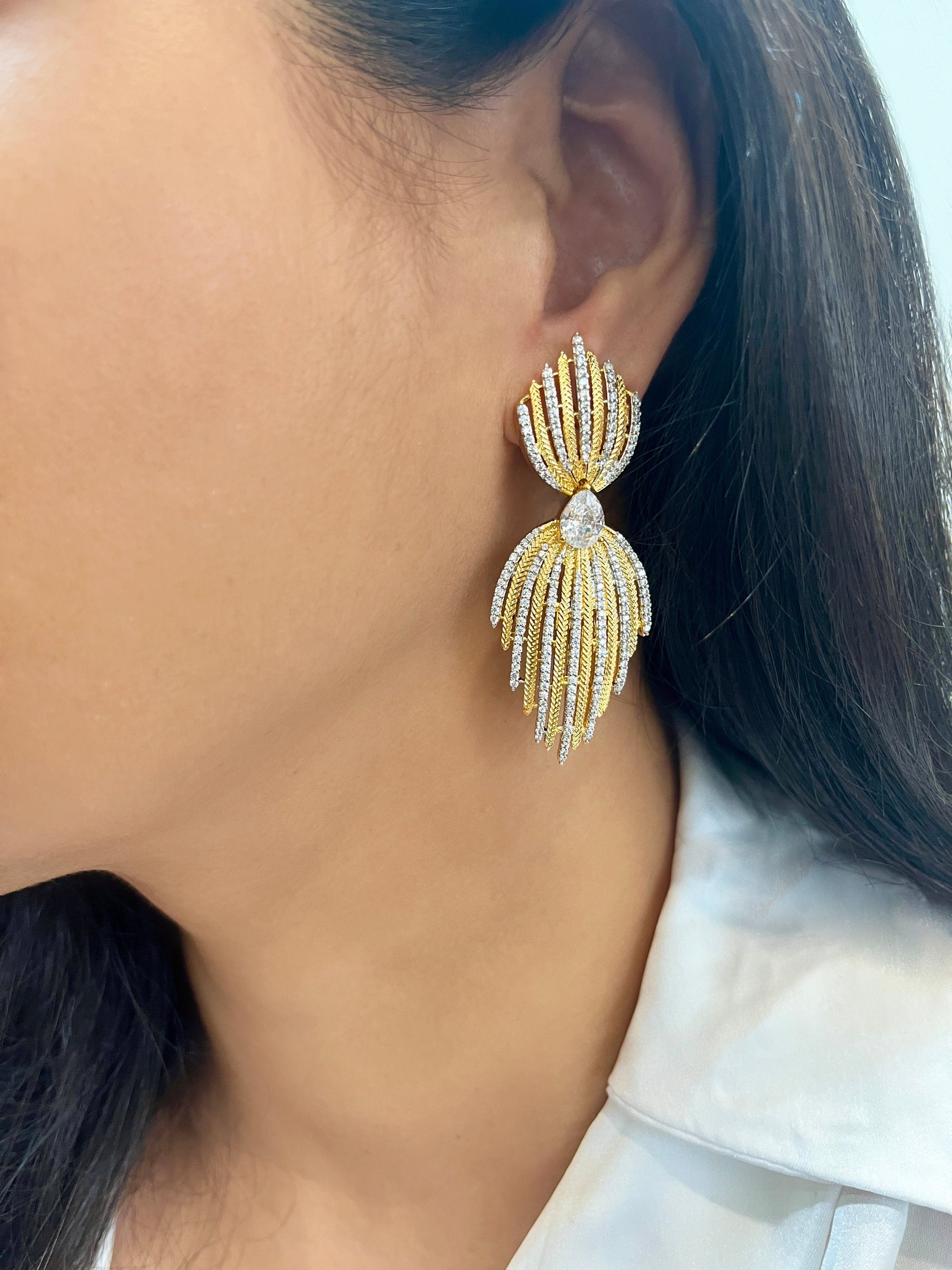 Imitation Jewellery CZ Earrings