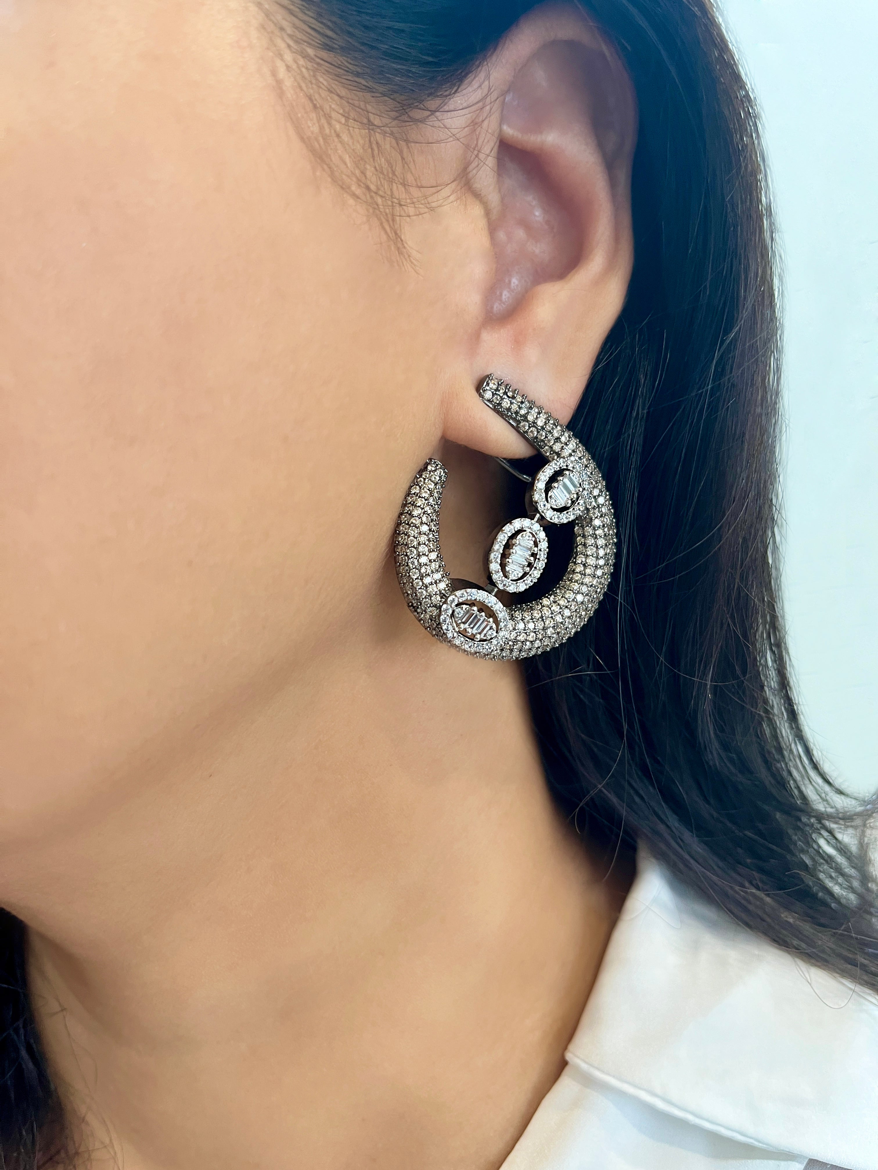Imitation Jewellery CZ & Color Stones Earrings