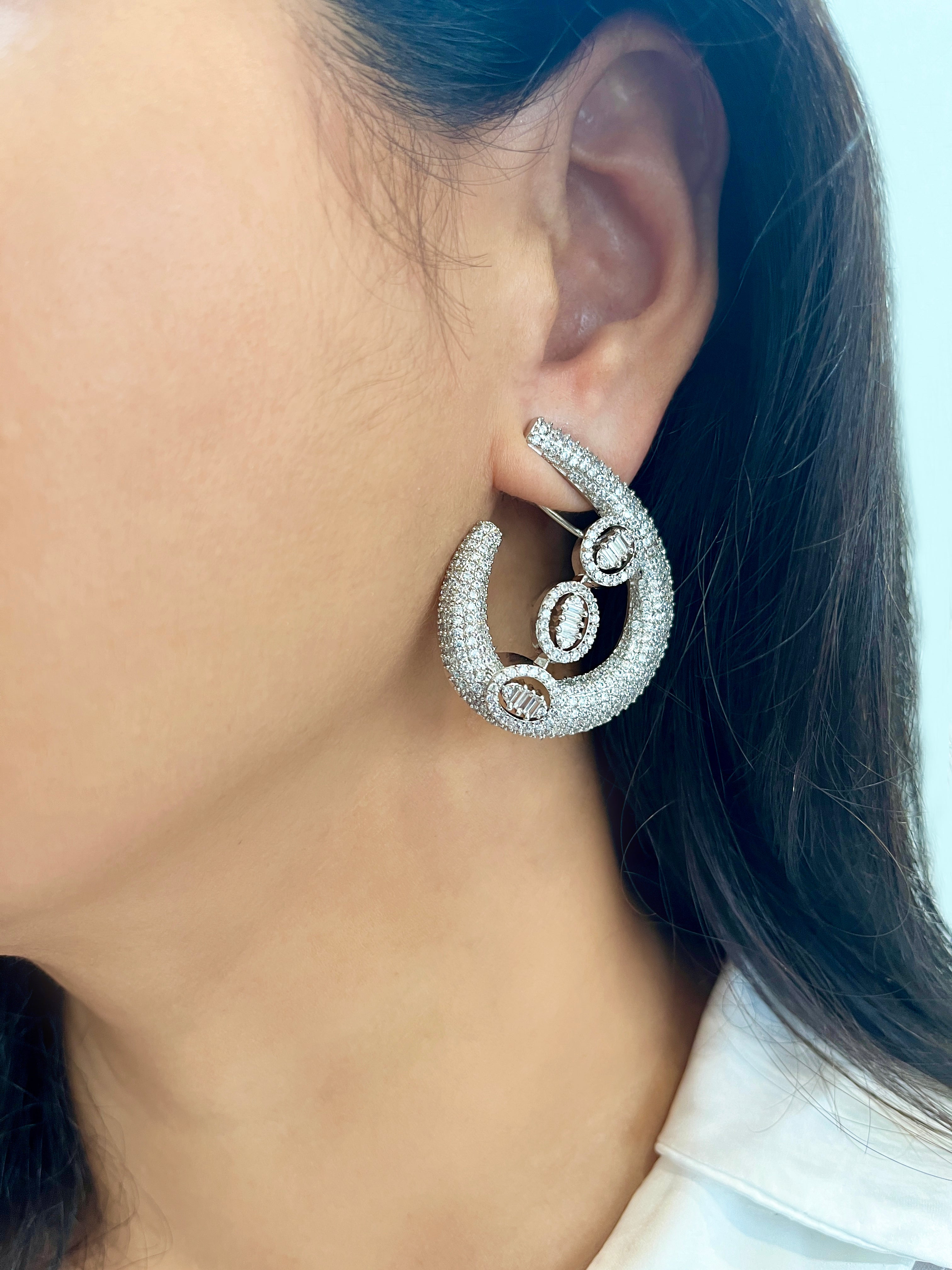 Imitation Jewellery CZ Earrings