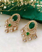 Raya Gold Plated Indian Ethnic Earrings