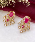 Raya Gold Plated Indian Ethnic Earrings